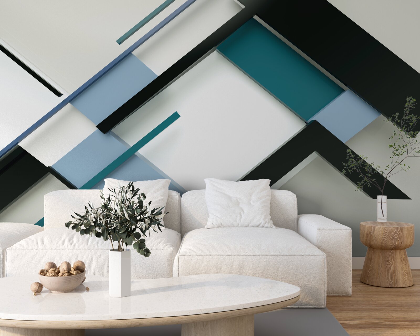 Fototapeta kształty geometryczne w abstrakcji