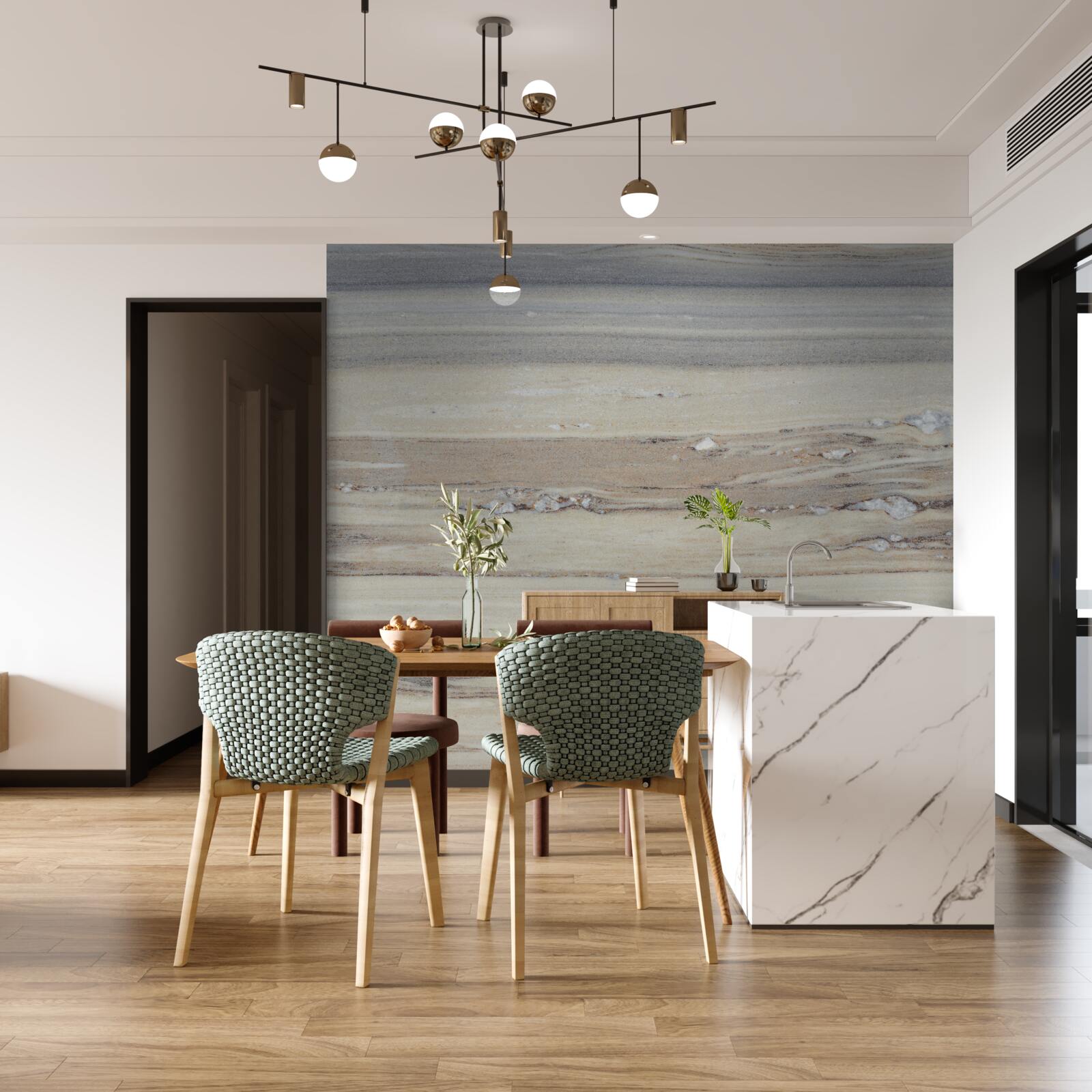 Fototapeta jasnoszary piasek morski