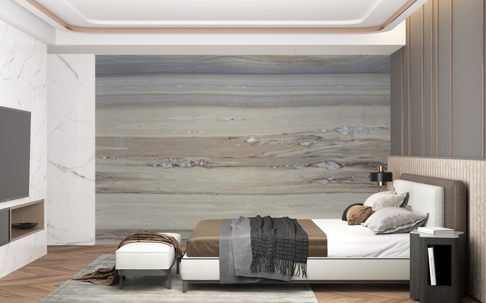 Fototapeta jasnoszary piasek morski