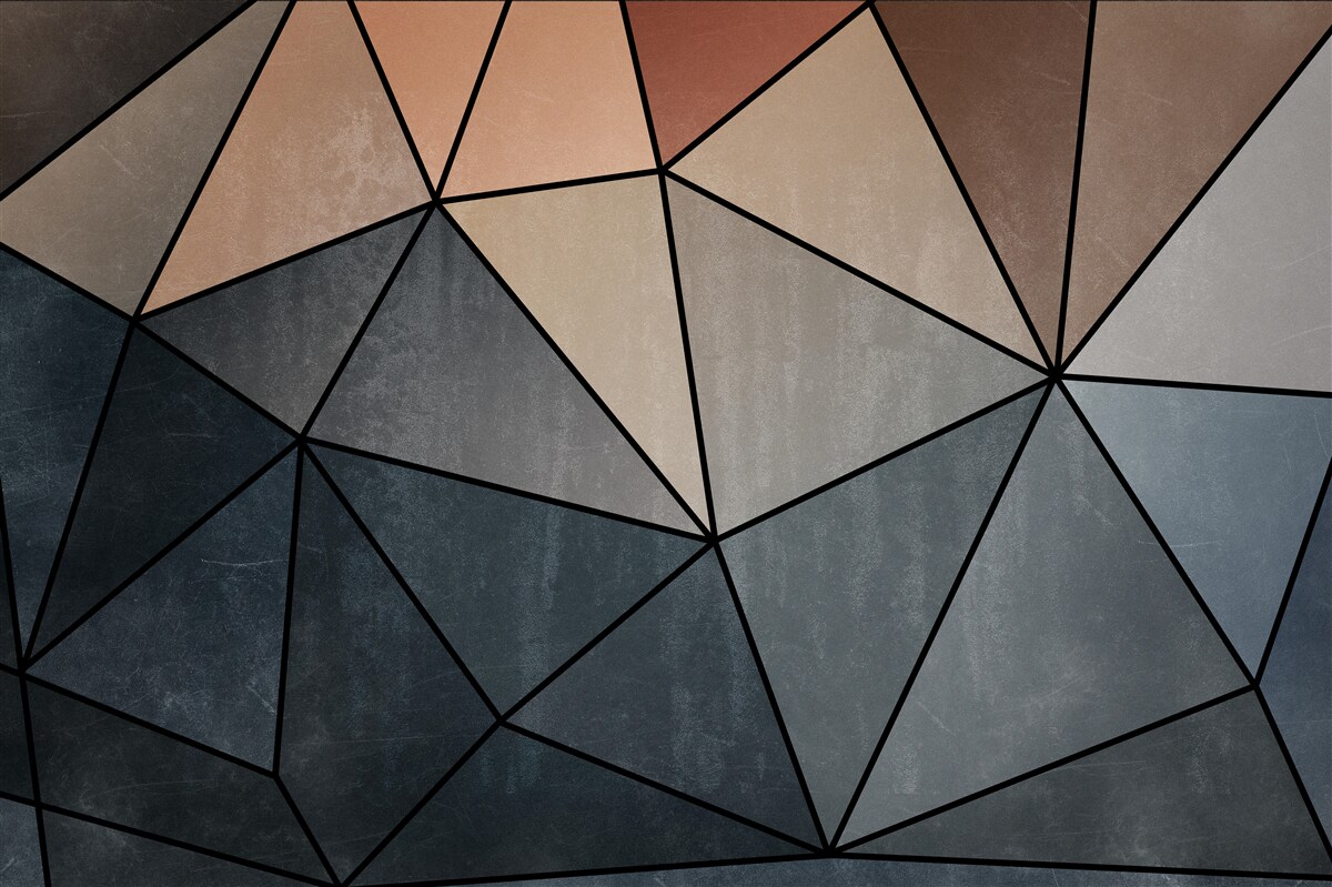 Fototapeta trójwymiarowe drewniane figurki w delikatnych odcieniach