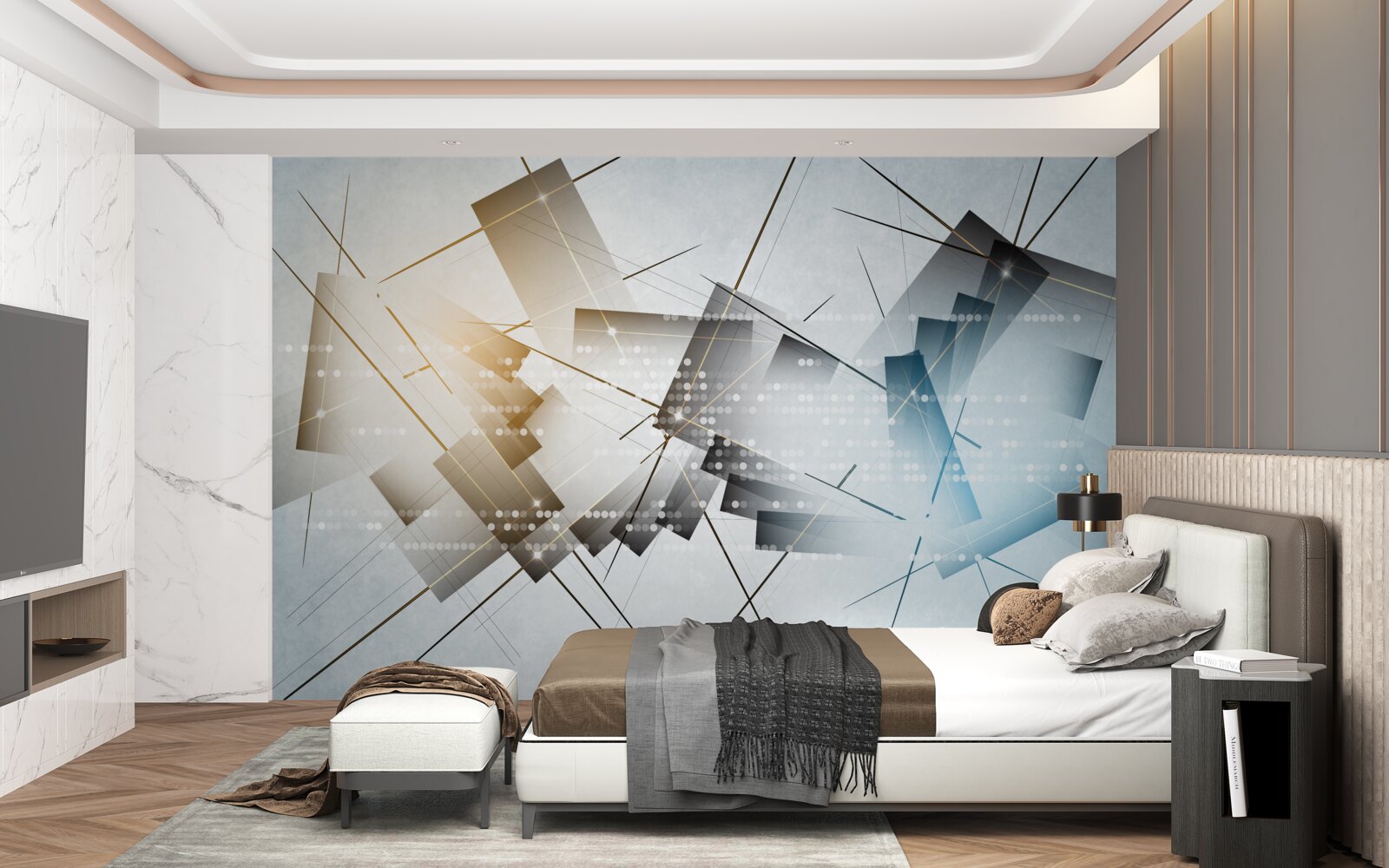 Fototapeta jasny blask na różnych obrazach