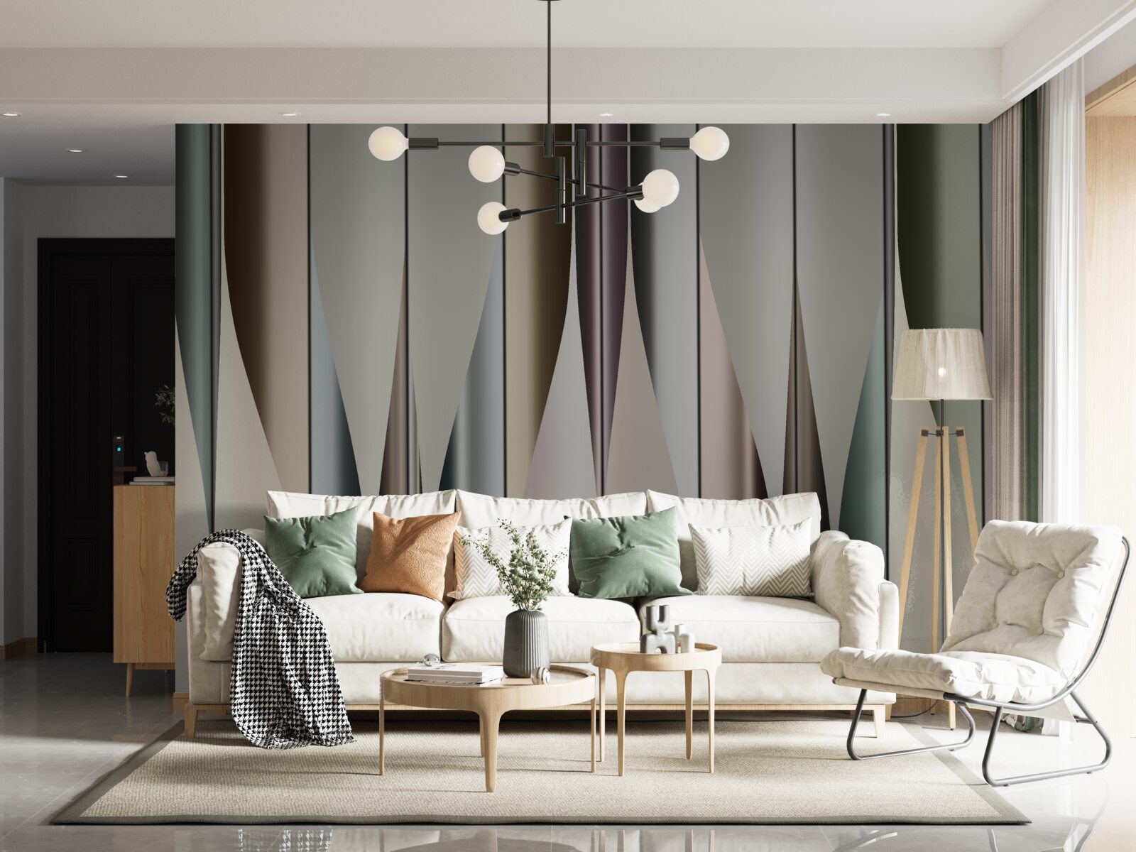 Fototapeta deska parkietowa ułożona pionowo z ostrymi końcami