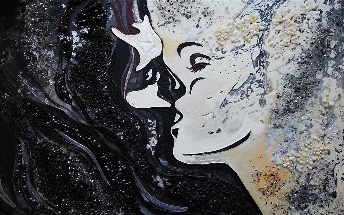 Fototapeta pocałunek namiętności na ścianie