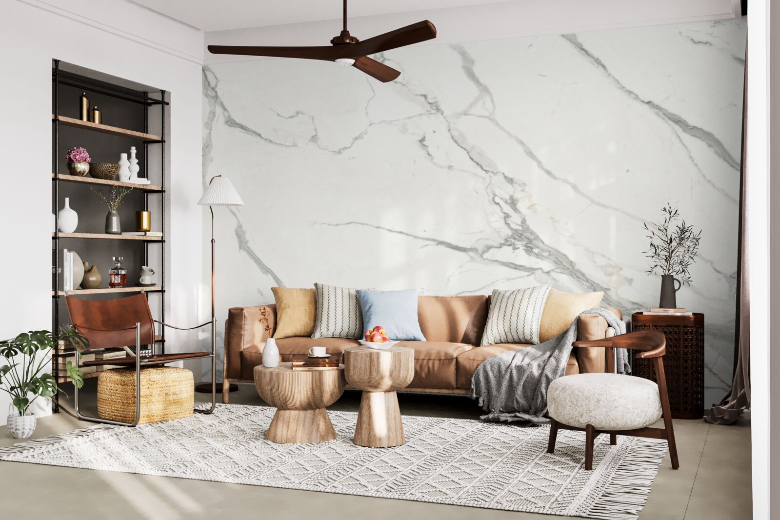 Fototapeta śnieżnobiały marmur