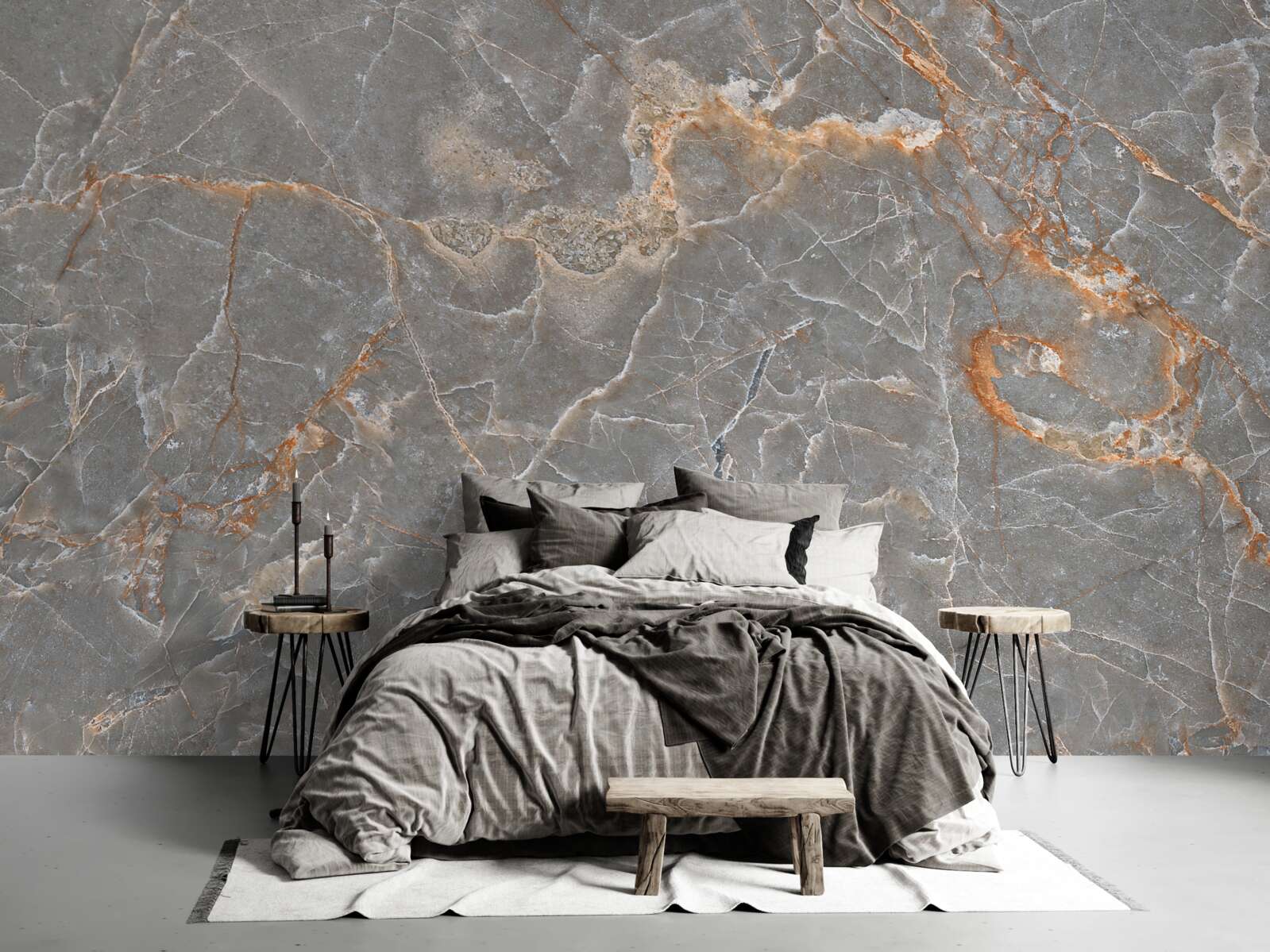 Fototapeta marmur złoty i srebrny