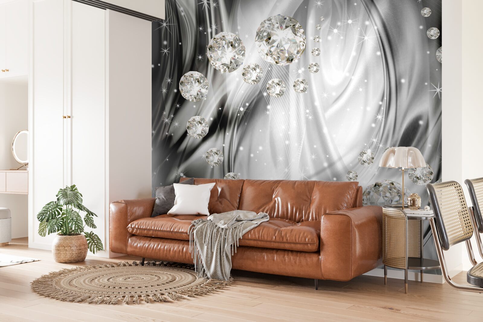 Fototapeta połysk srebra