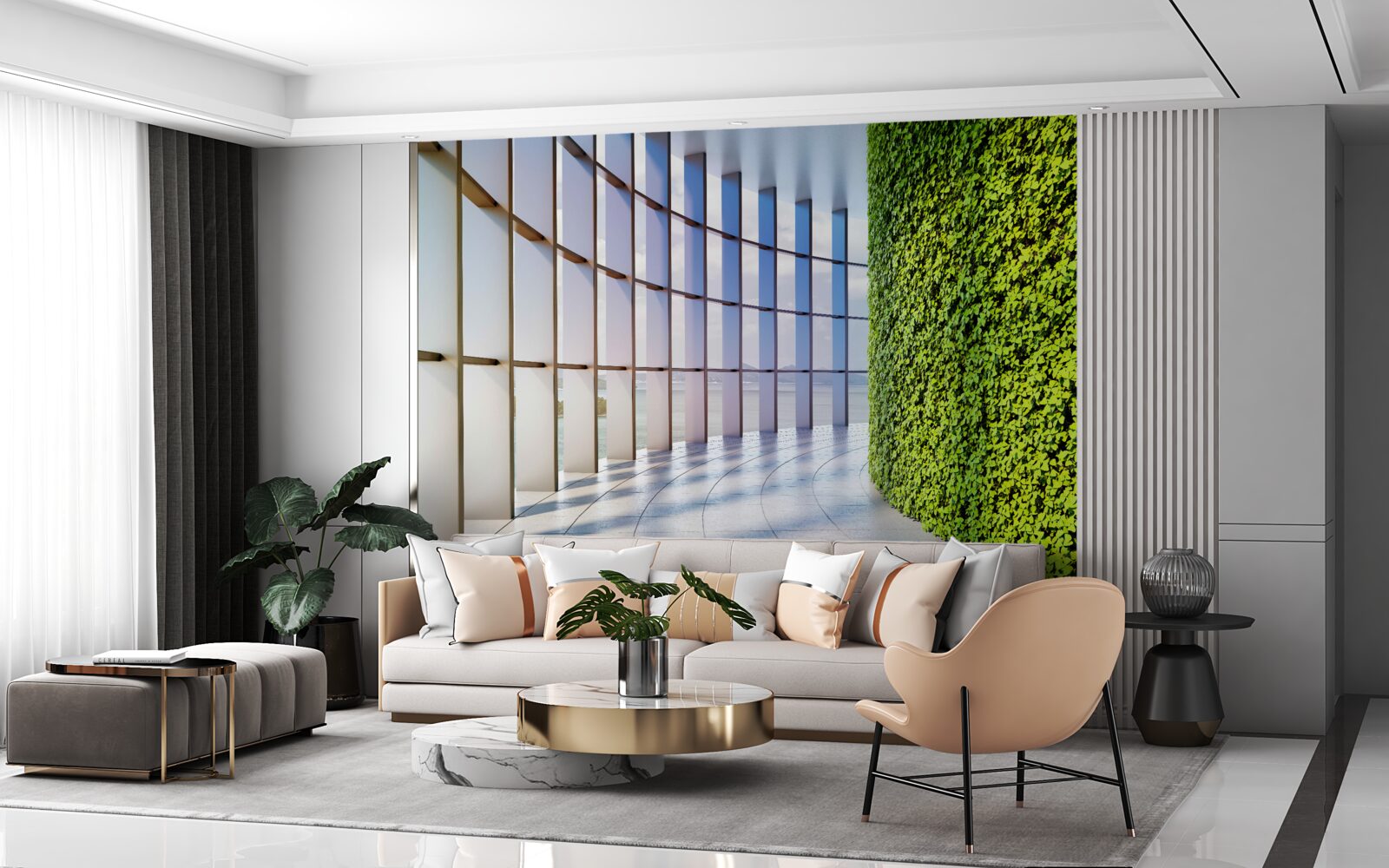 Fototapeta Ściana jest zielona