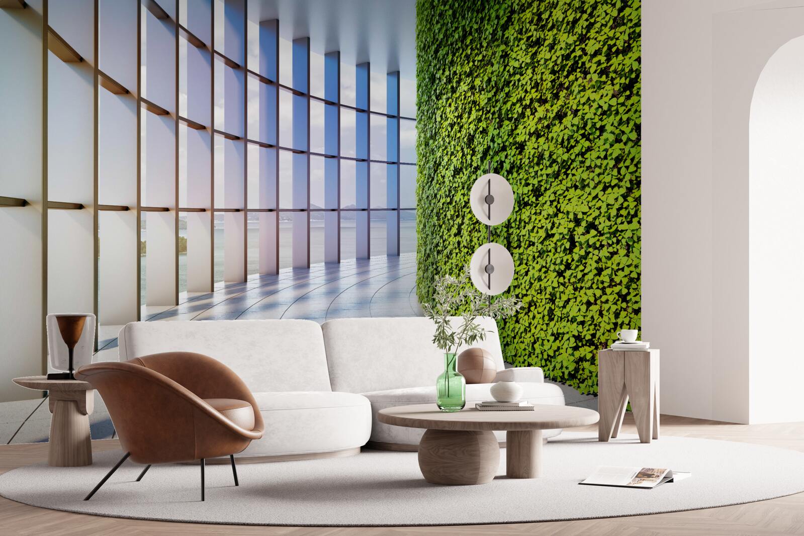 Fototapeta Ściana jest zielona