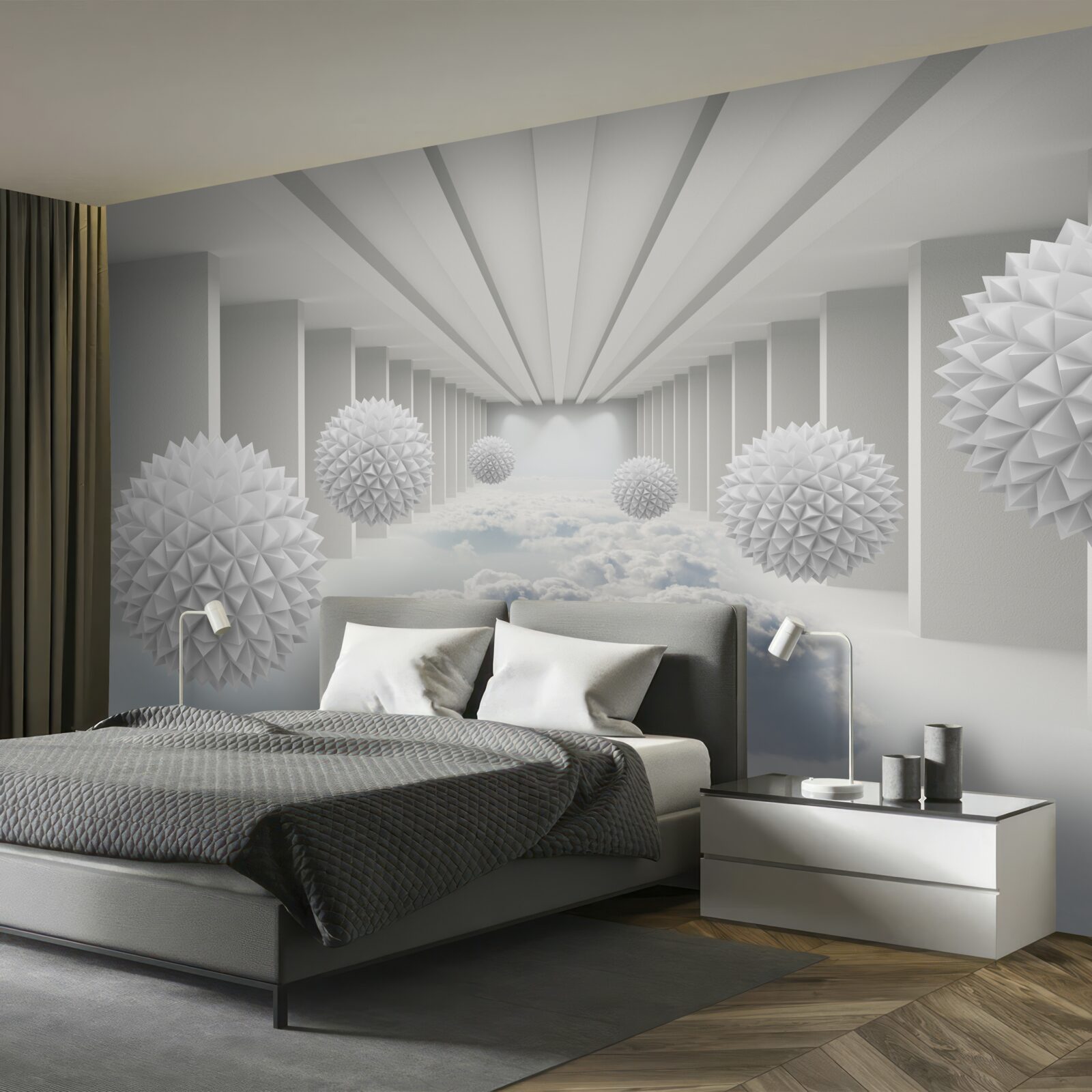 Fototapeta kule nad chmurami