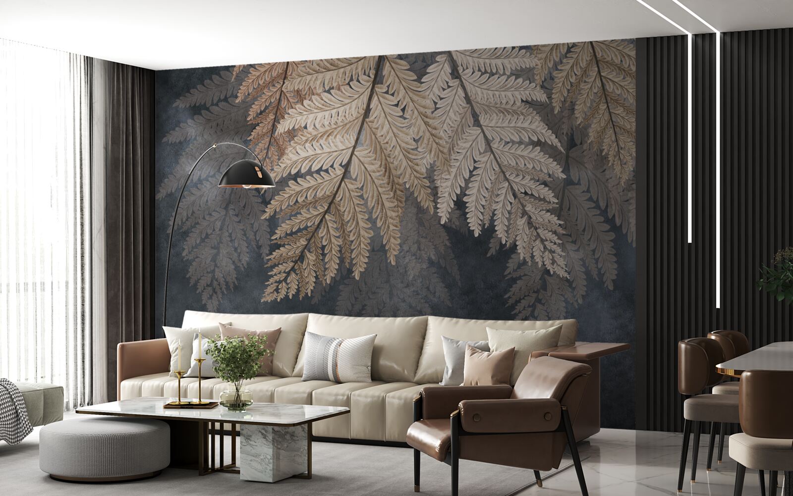 Fototapeta liście paproci