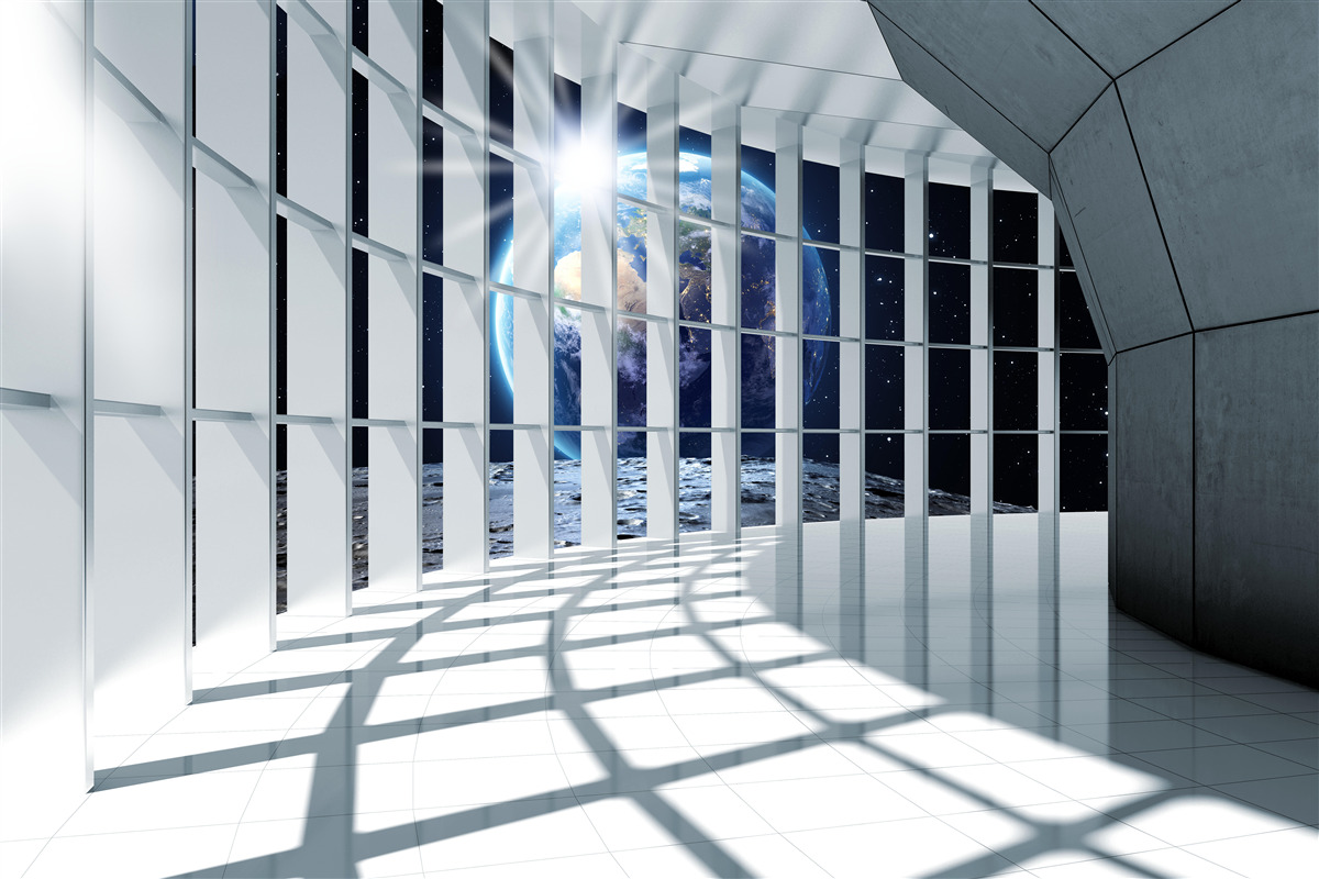 Fototapeta korytarz 3d