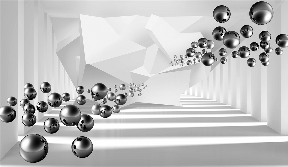 Fototapeta metalowe kulki