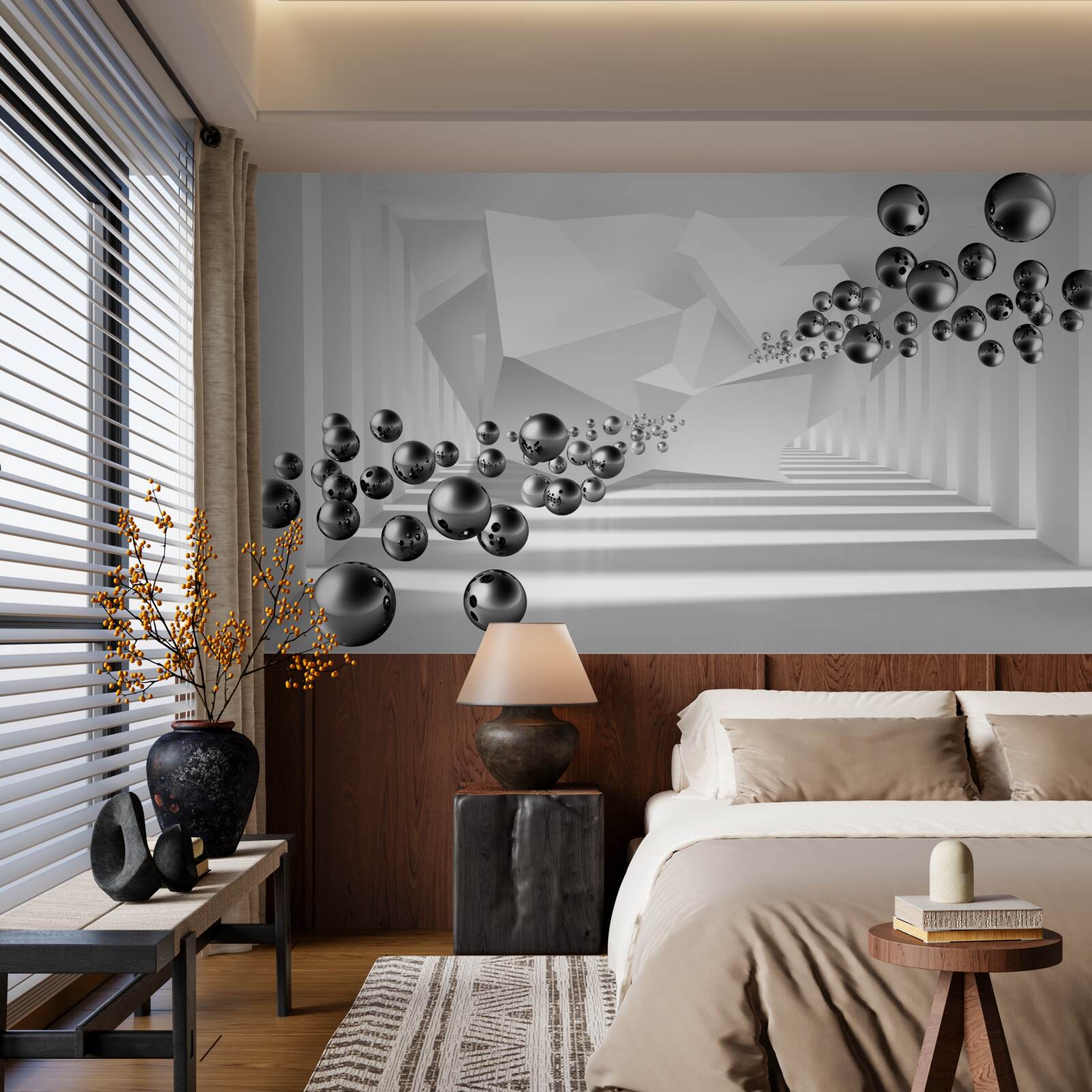 Fototapeta metalowe kulki