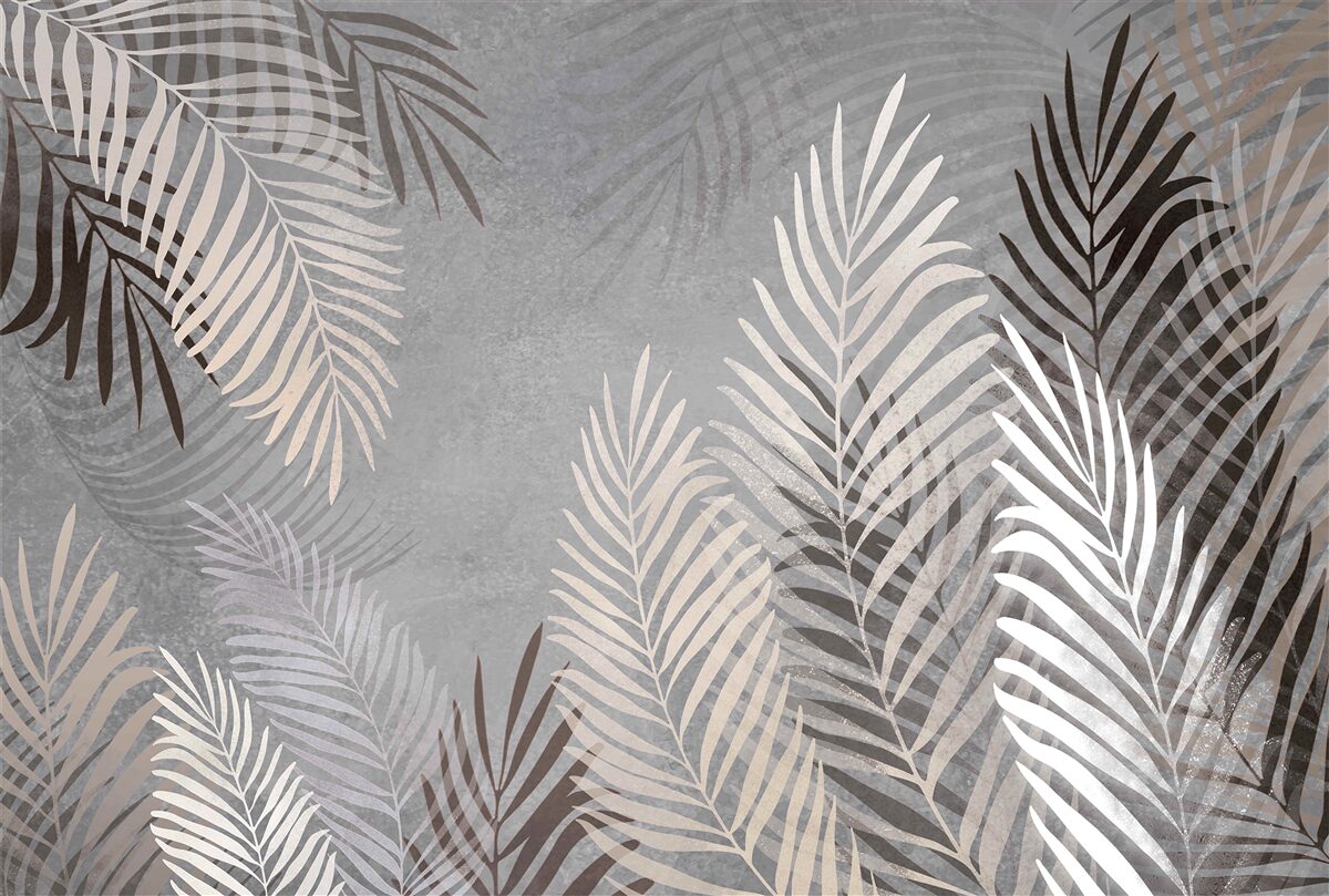 Fototapeta miękkie egzotyczne liście