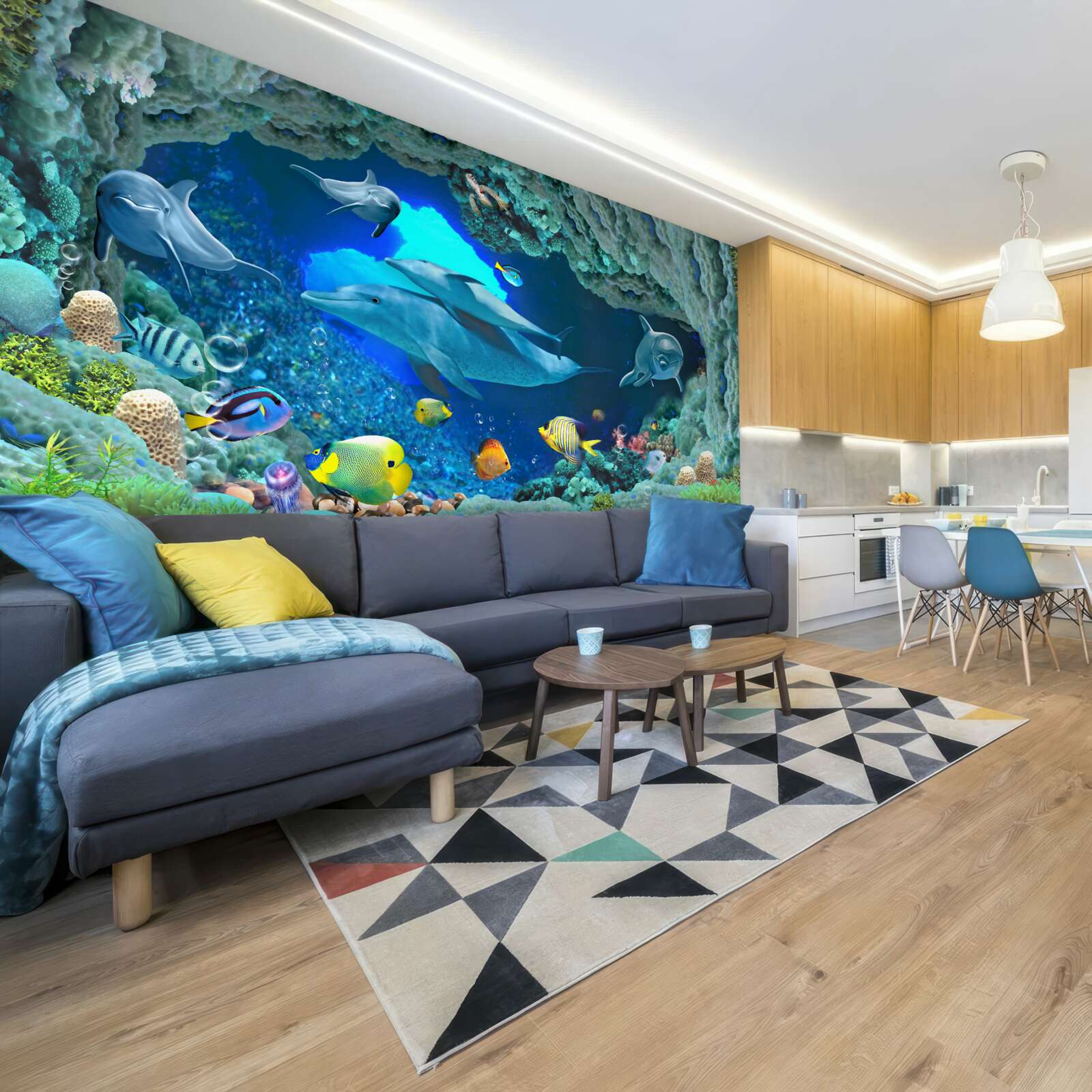 Fototapeta akwarium ścienne i słodkowodne