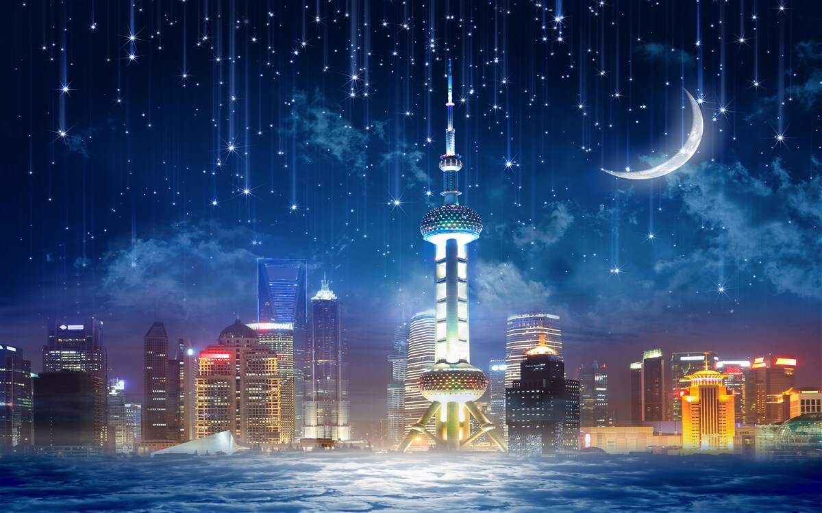 Fototapeta meble w kolorze niebieskim i fioletowym