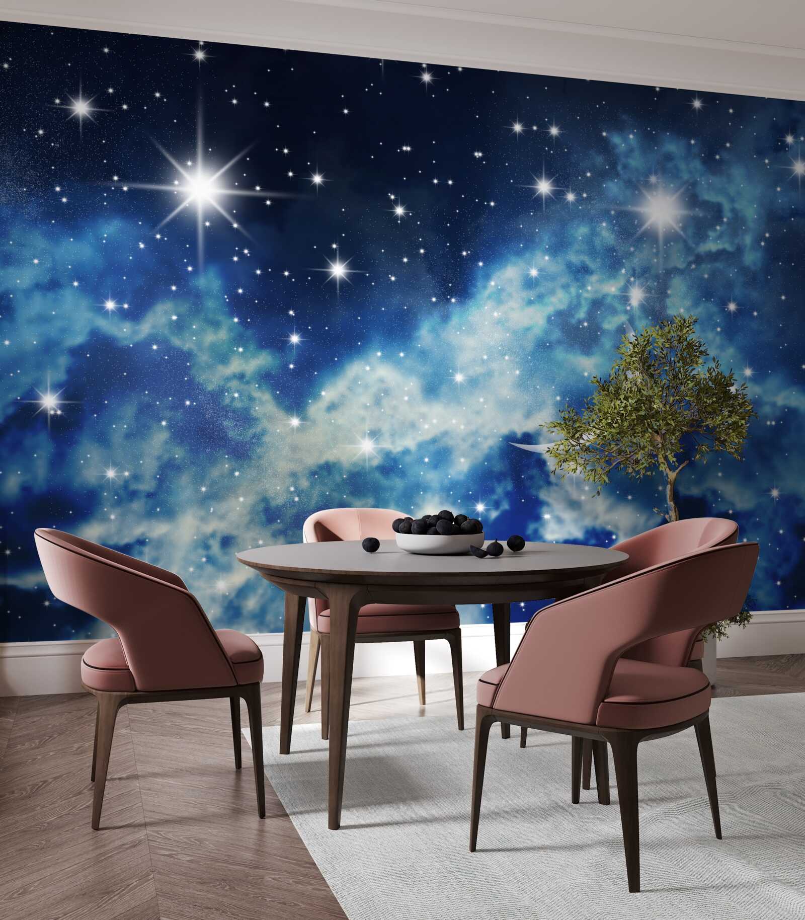 Fototapeta scenariusz sufitowy z niebem do sypialni