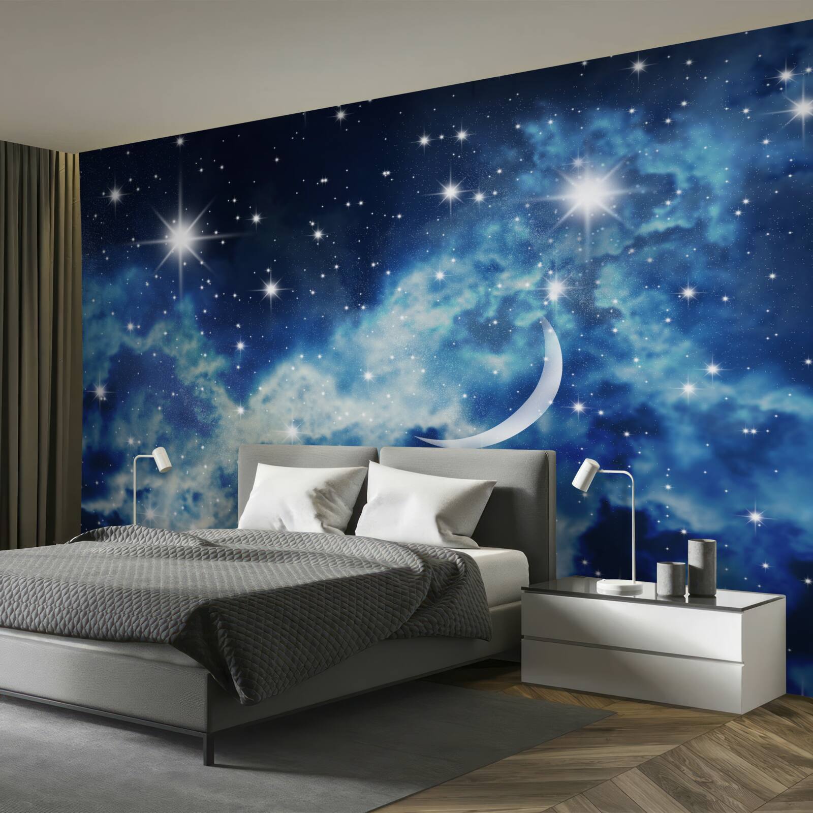 Fototapeta scenariusz sufitowy z niebem do sypialni