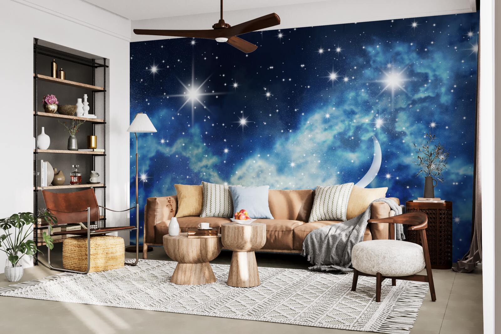 Fototapeta scenariusz sufitowy z niebem do sypialni