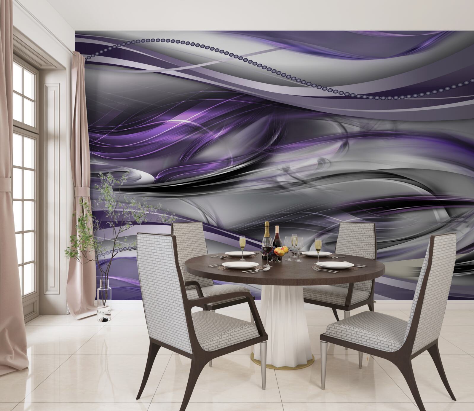 Fototapeta streszczenie fioletowy obraz