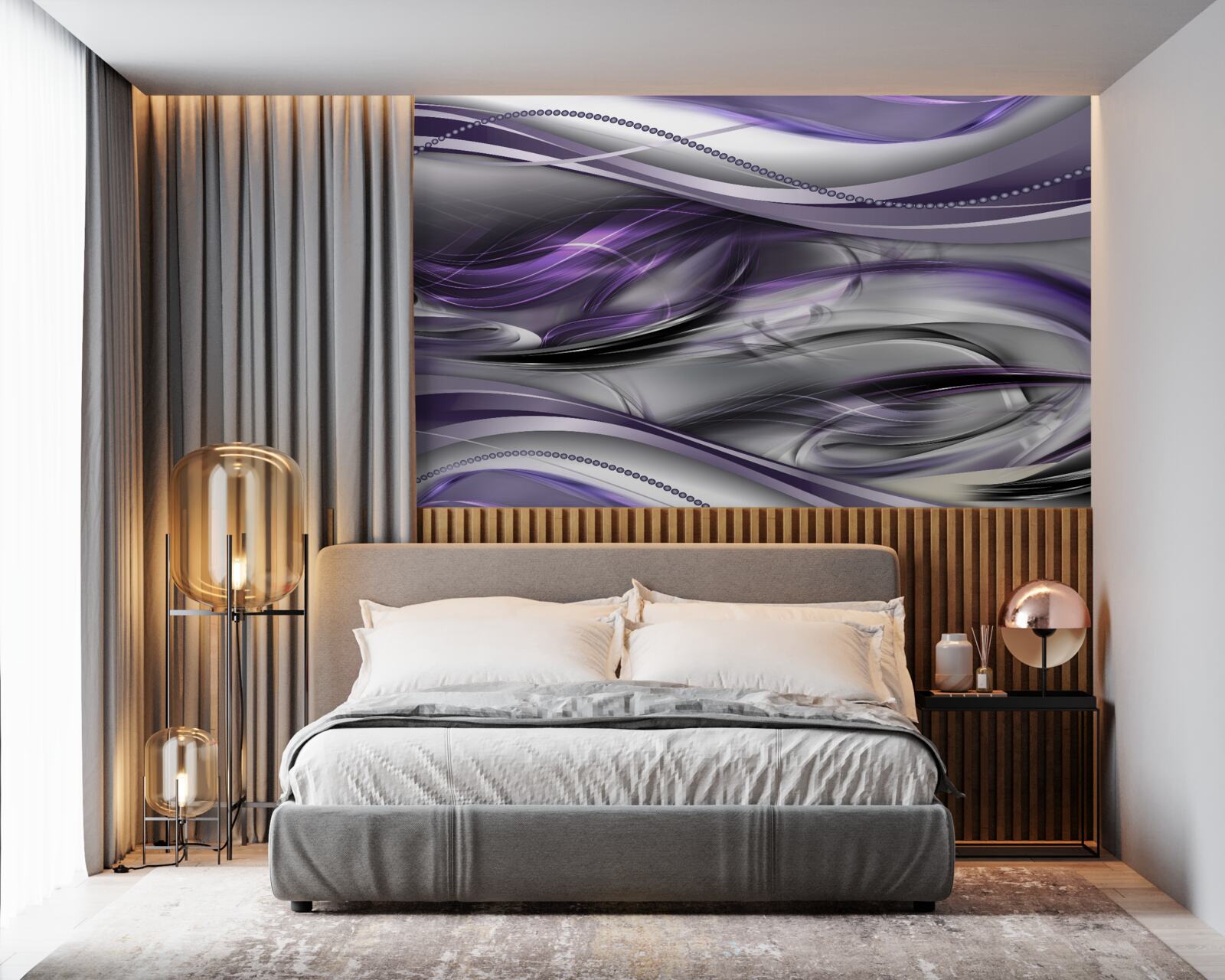 Fototapeta streszczenie fioletowy obraz