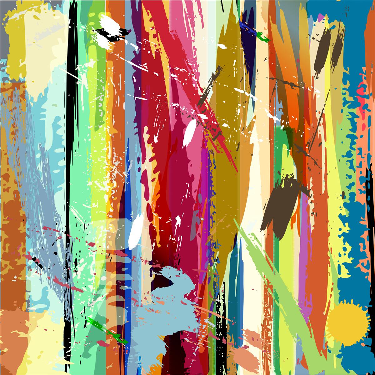 Fototapeta bogate kolory w pionie