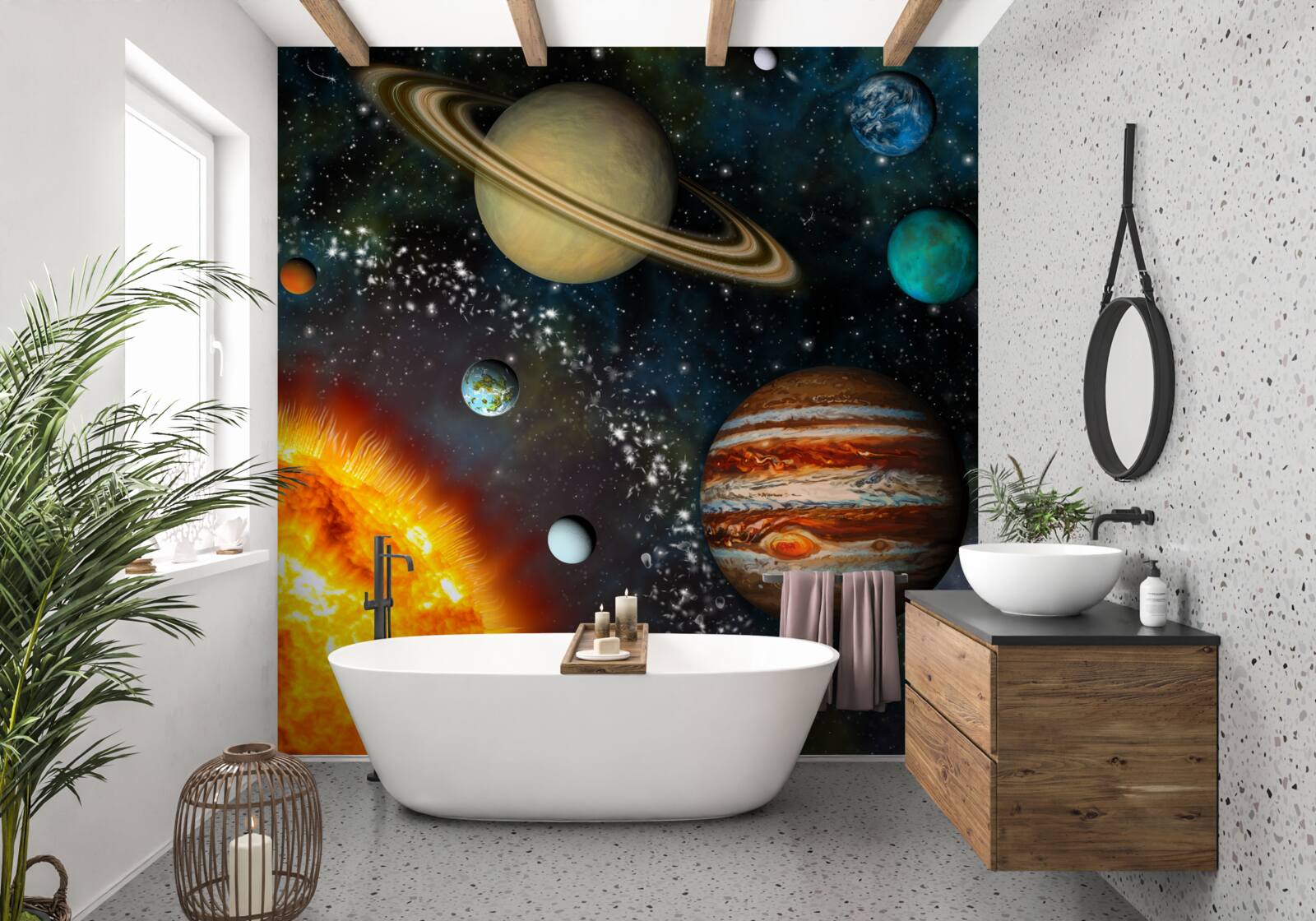 Fototapeta planety krążące wokół słońca