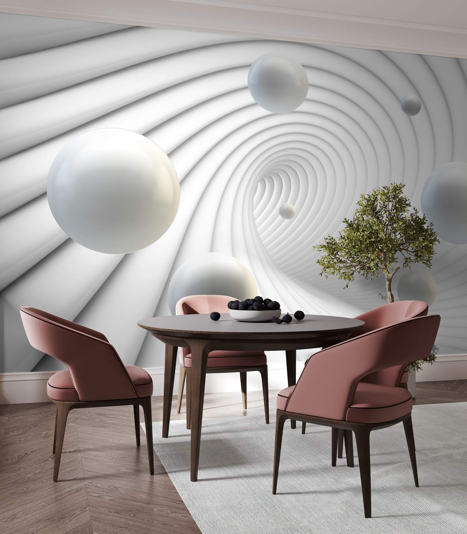 Fototapeta pływające koraliki w wirze