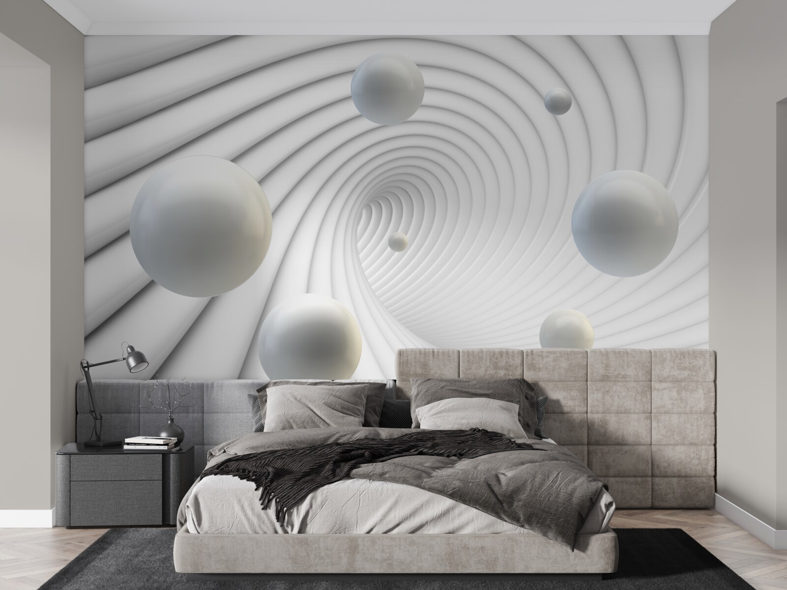 Fototapeta pływające koraliki w wirze