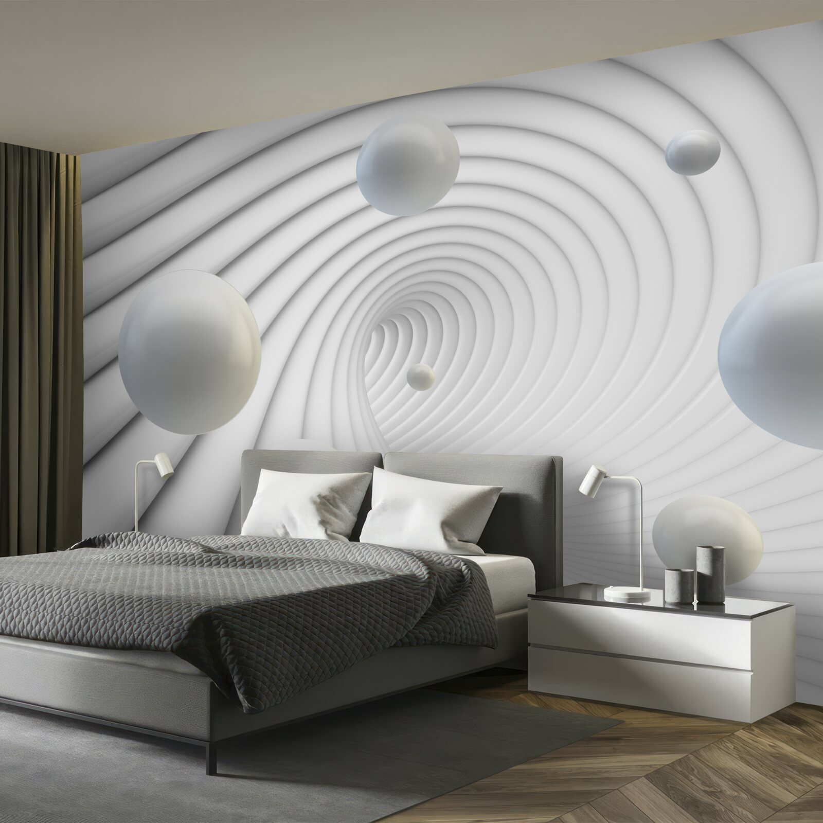 Fototapeta pływające koraliki w wirze