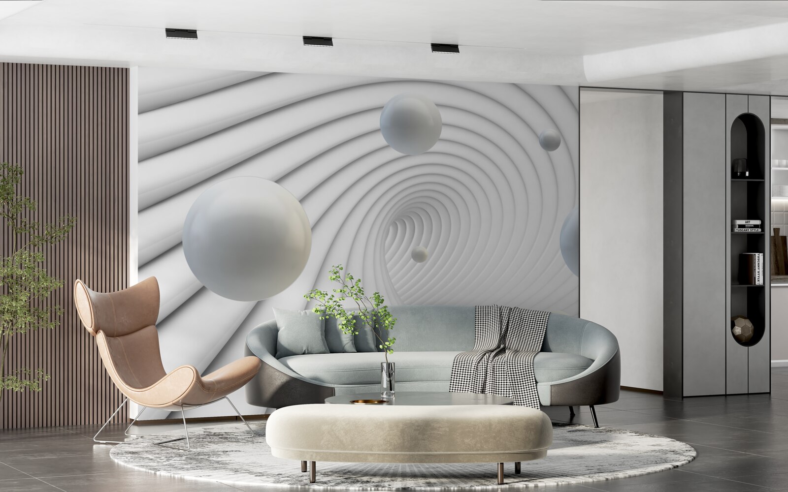 Fototapeta pływające koraliki w wirze