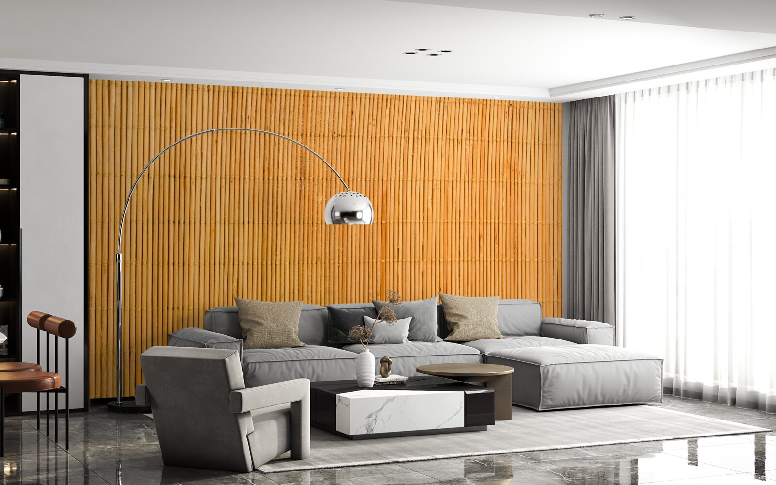 Fototapeta tabletka do serwowania bułek