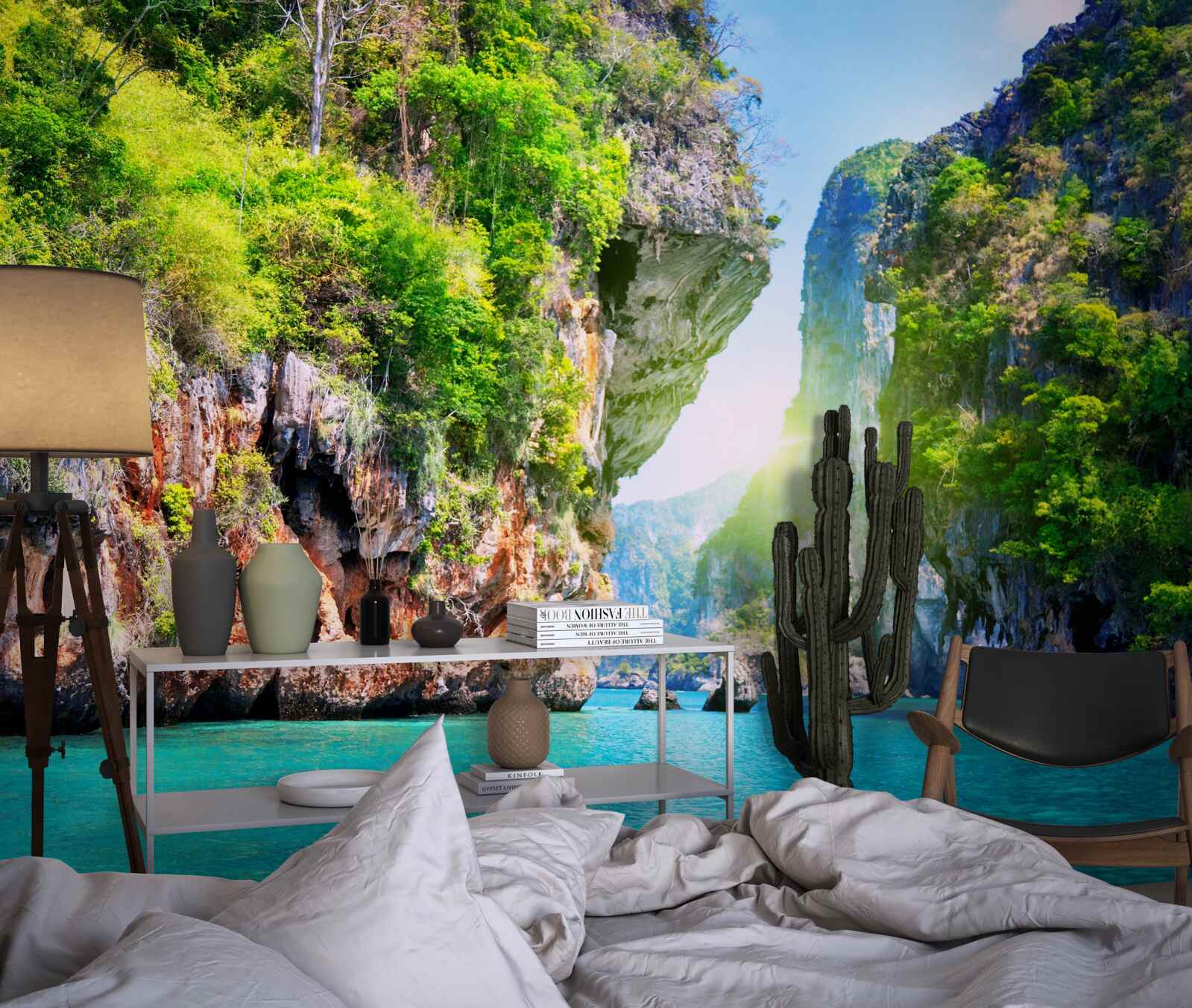 Fototapeta zielone tajskie pływające wyspy