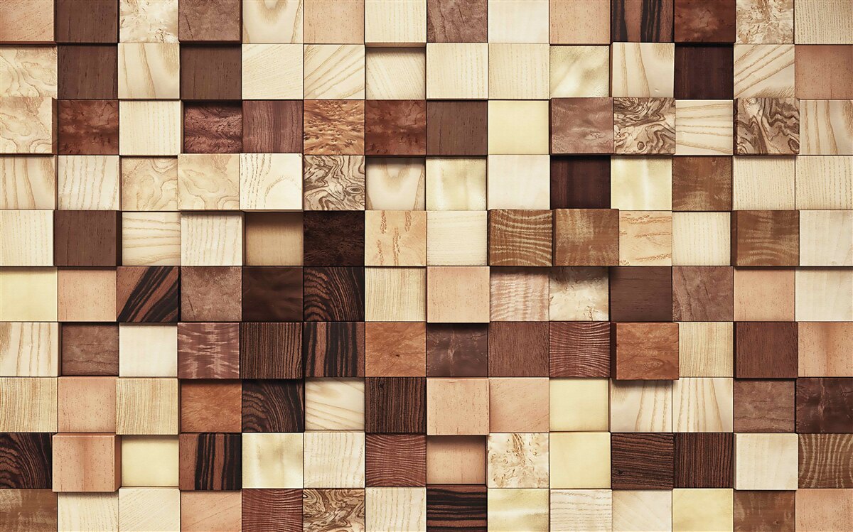 Fototapeta małe kwadraty w różnych kolorach