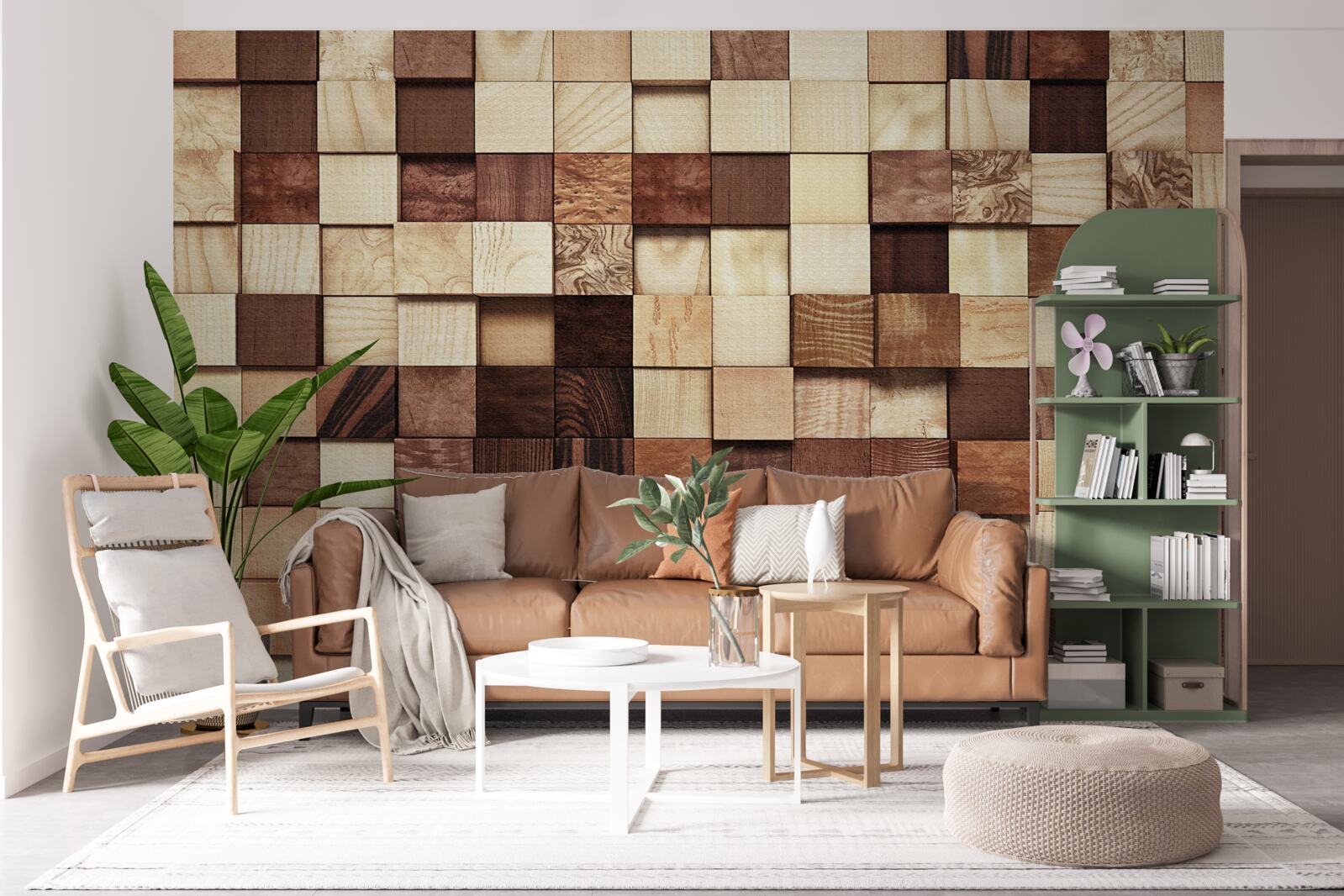 Fototapeta małe kwadraty w różnych kolorach