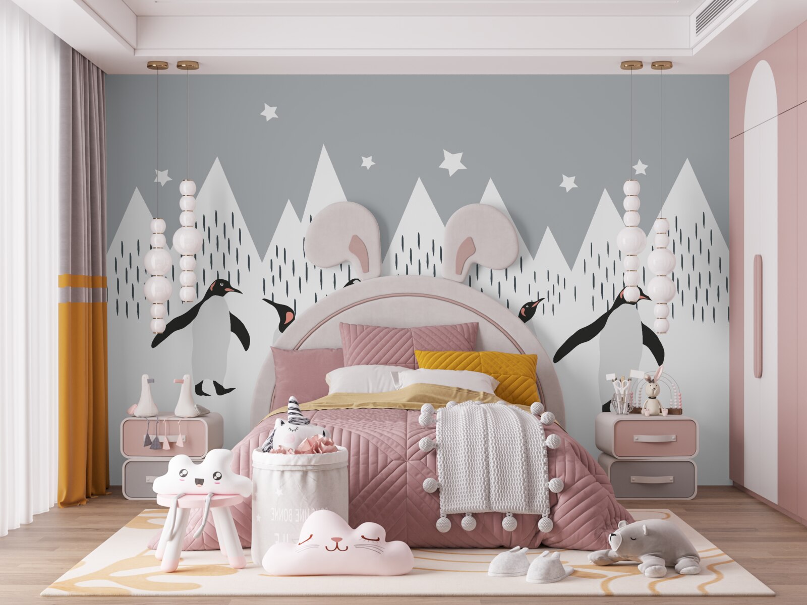 Fototapeta pingwiny idą na spacer