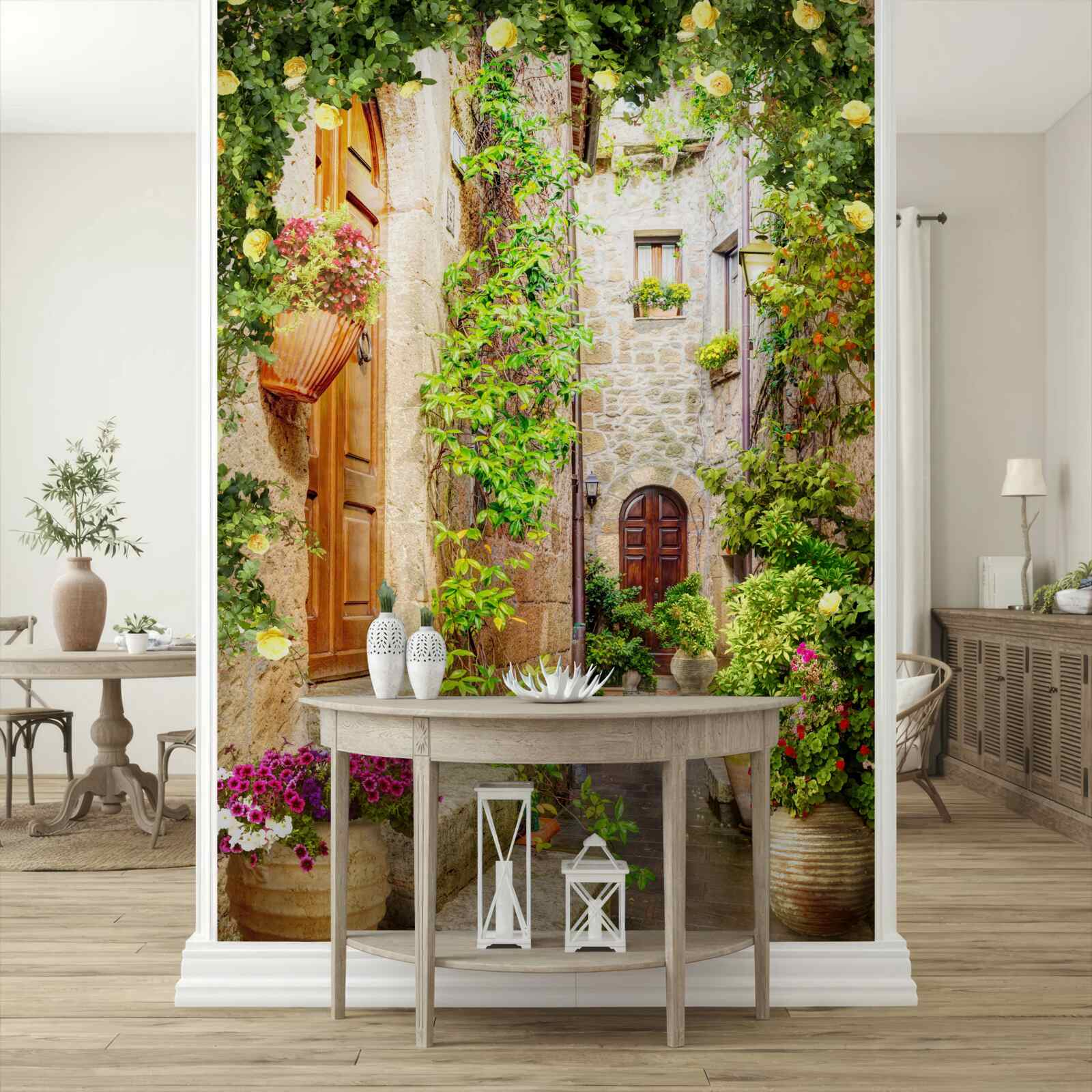 Fototapeta wąska ulica miasta