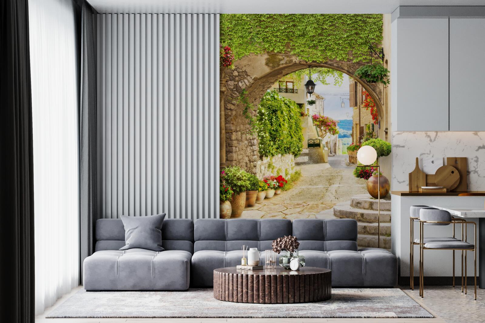 Fototapeta ścieżka od alei do morza