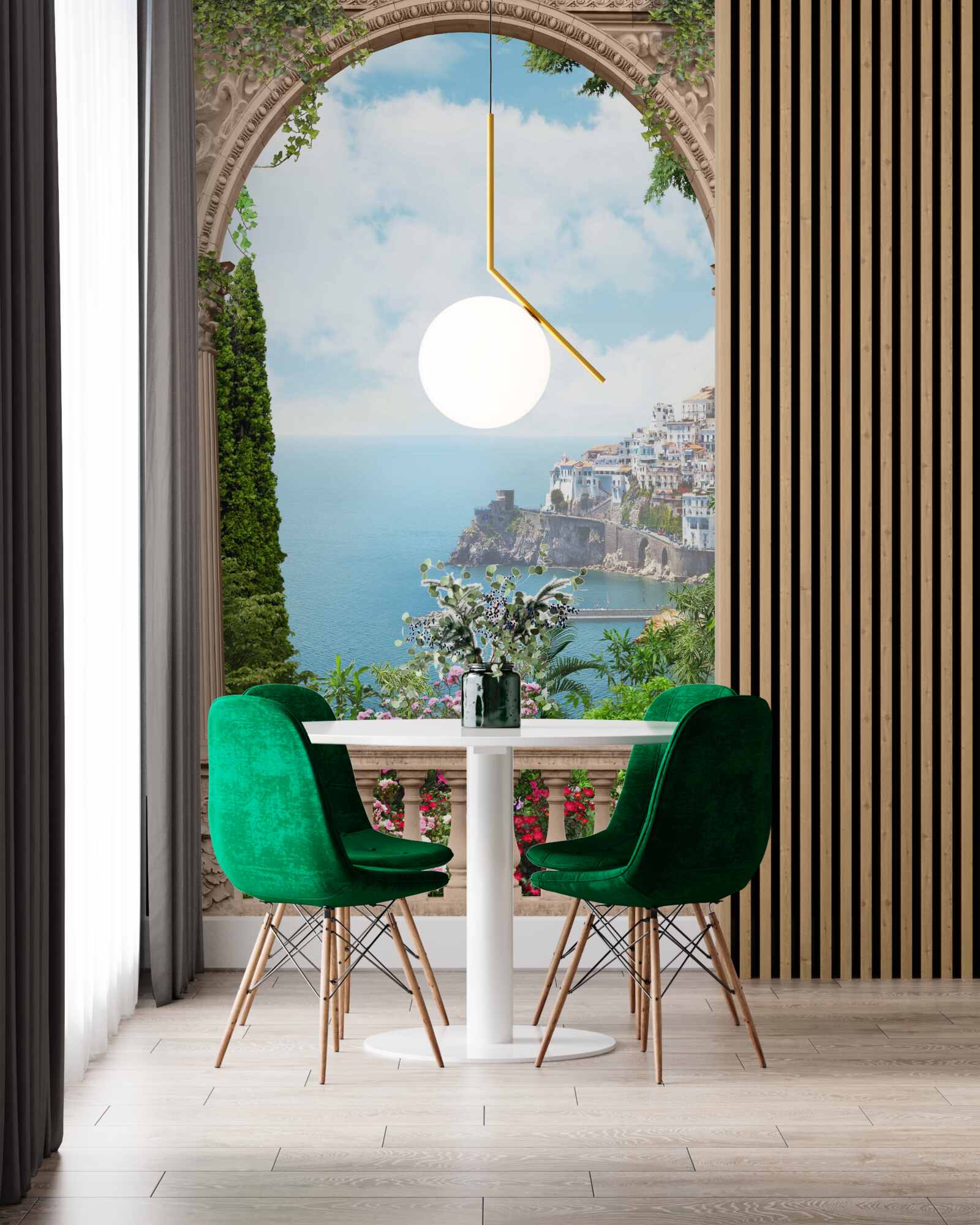 Fototapeta krajobraz zatoki we włoszech