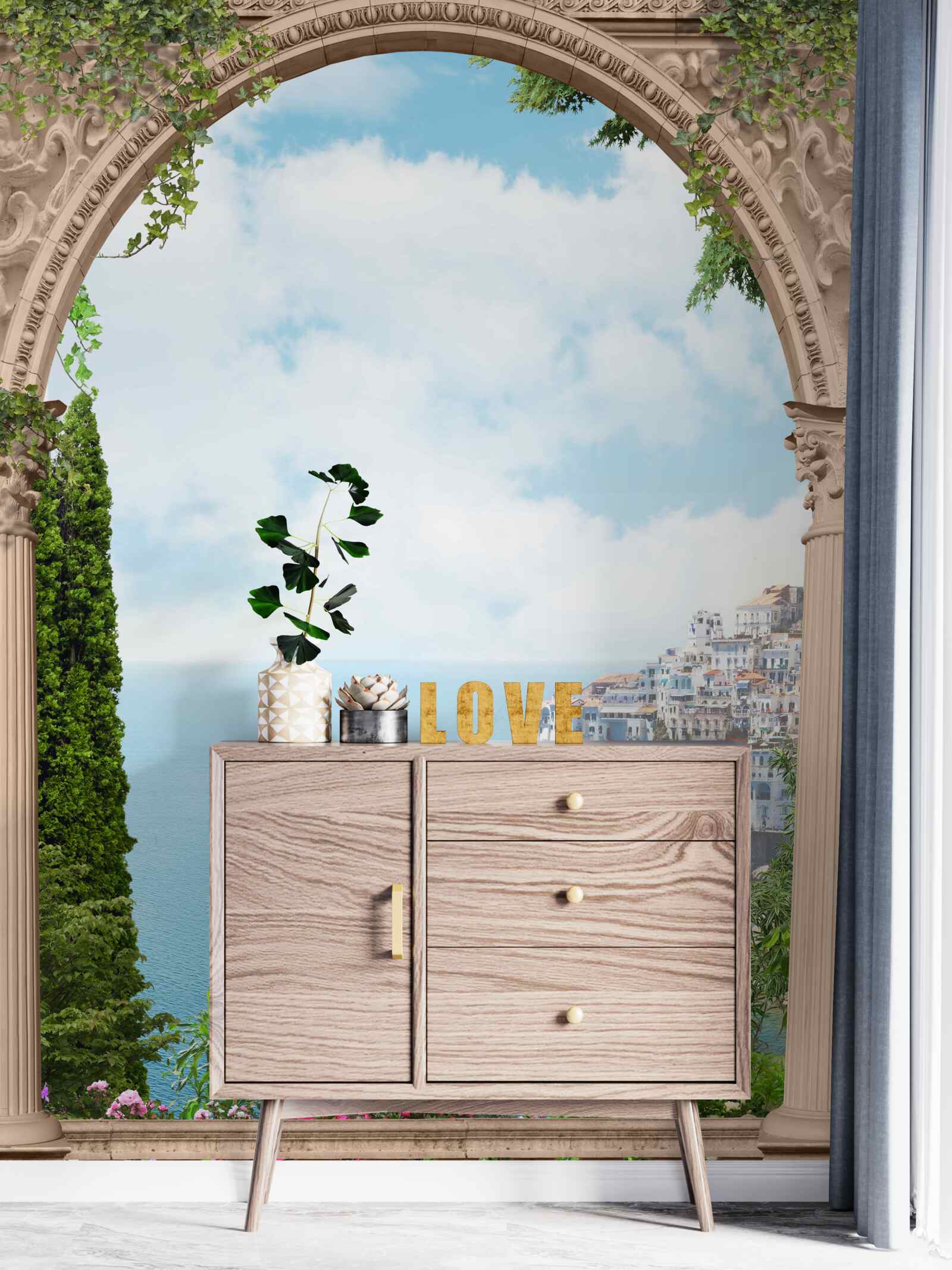 Fototapeta krajobraz zatoki we włoszech