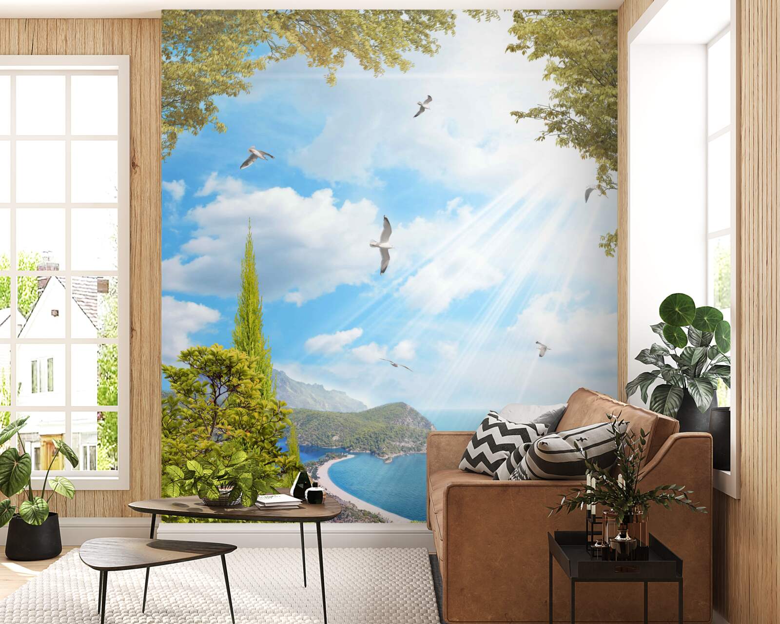 Fototapeta widok na okolicę z balkonu