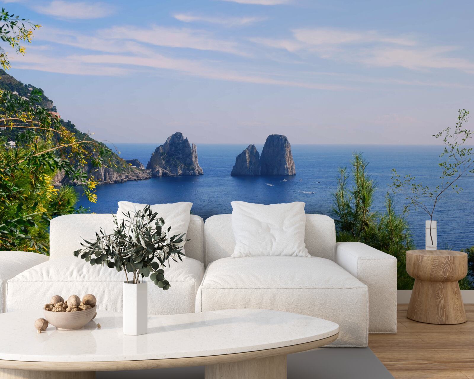 Fototapeta panorama oceanu i klifów