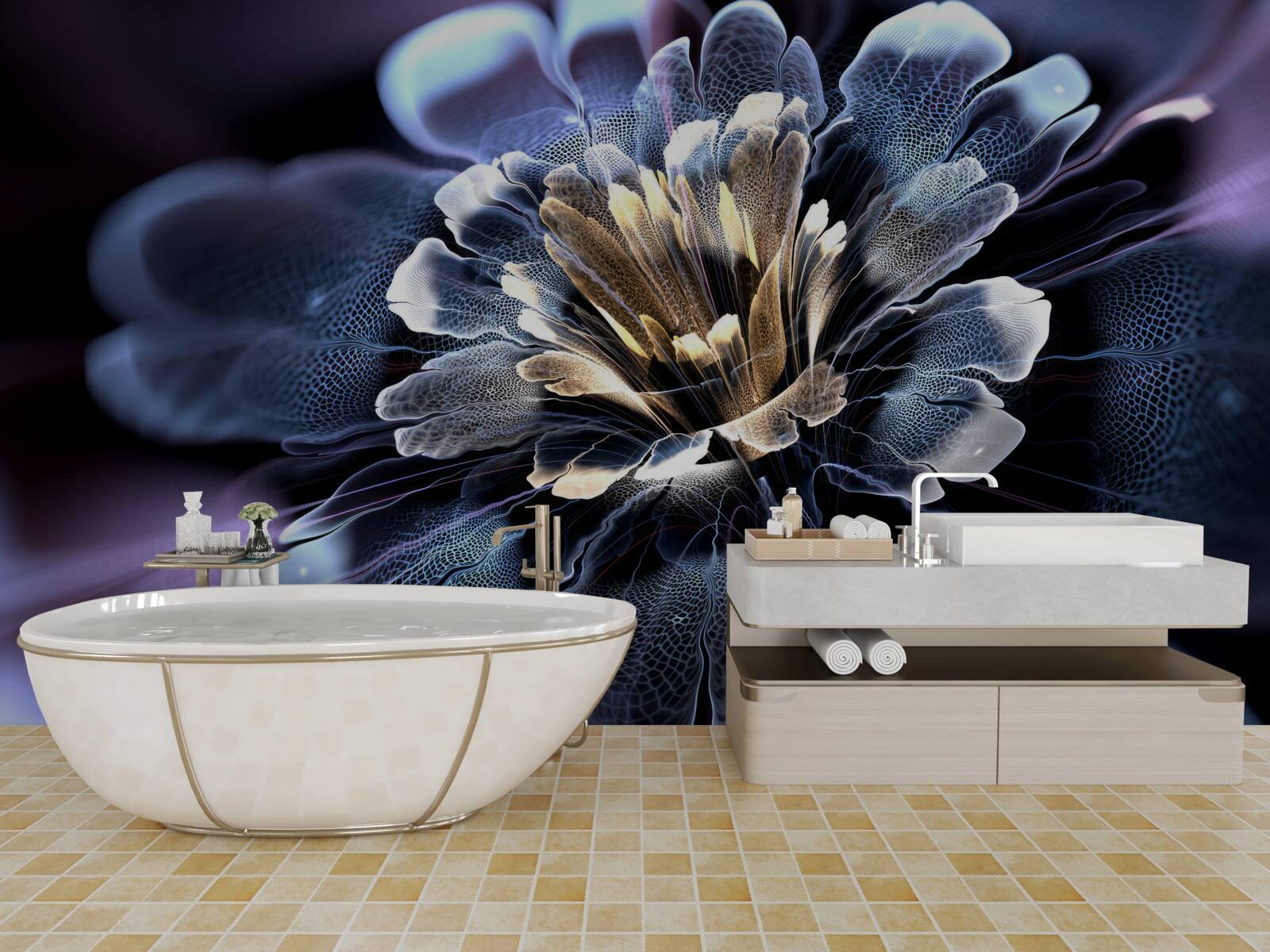 Fototapeta duży egzotyczny kwiat