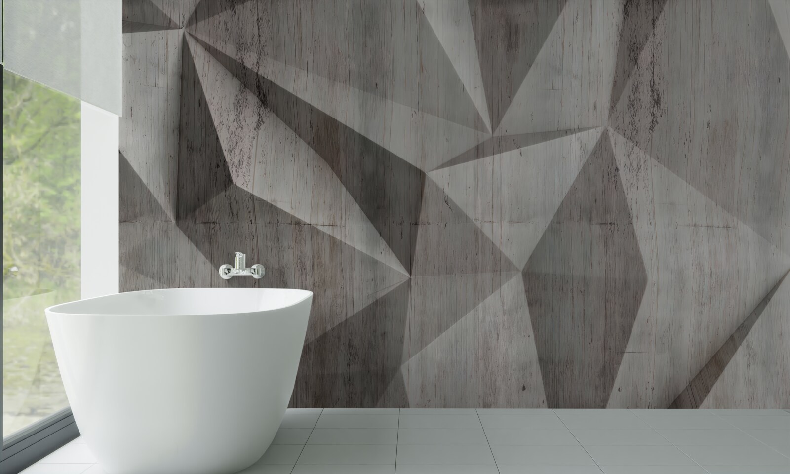 Fototapeta powierzchnia o wypukłych kształtach geometrycznych