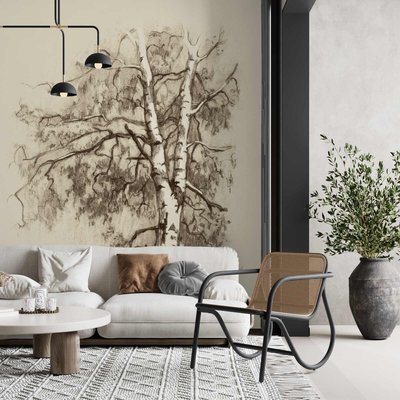 Fototapeta na zdjęciu brzoza