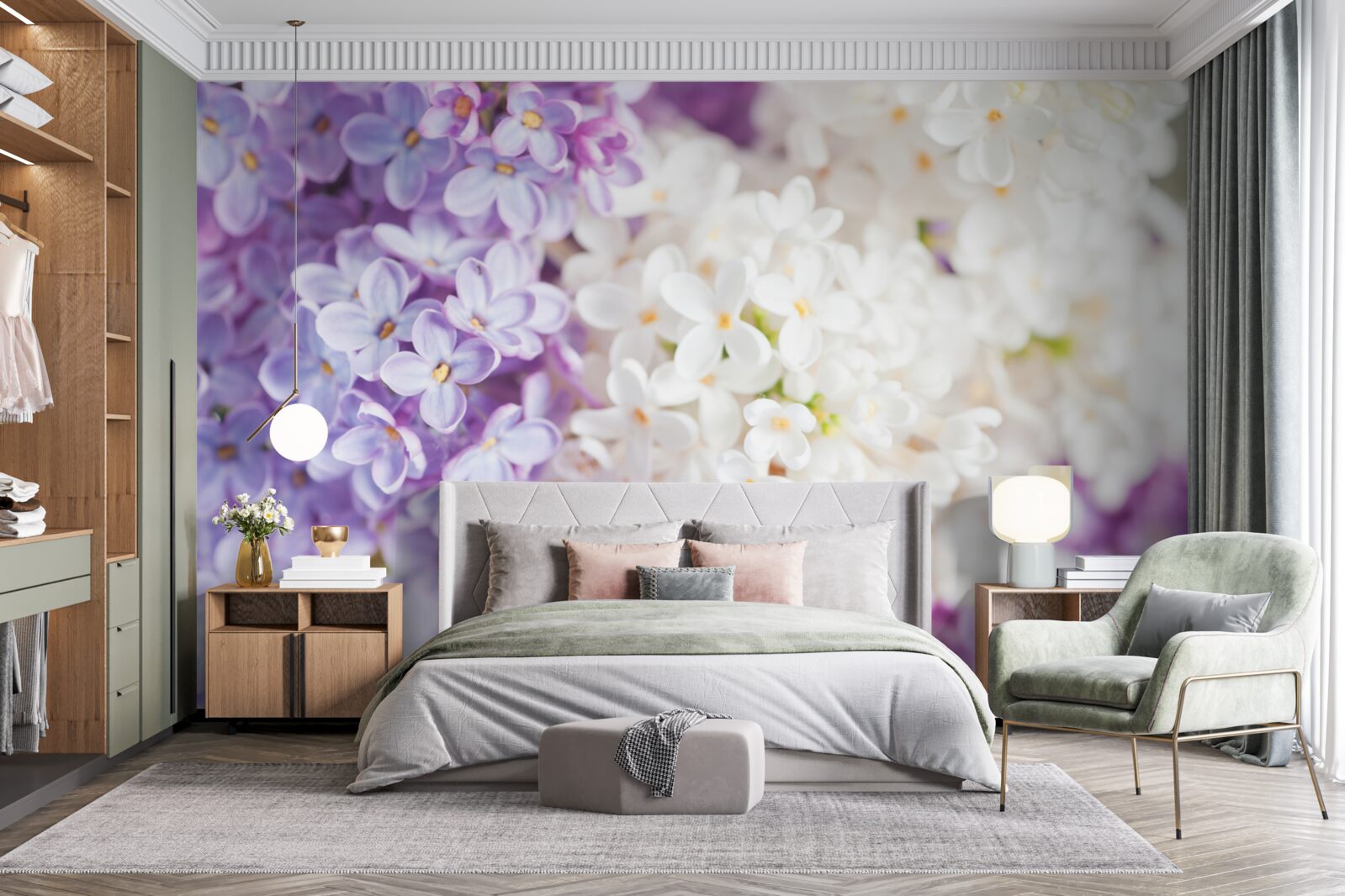 Fototapeta wiosną kwitną bzy