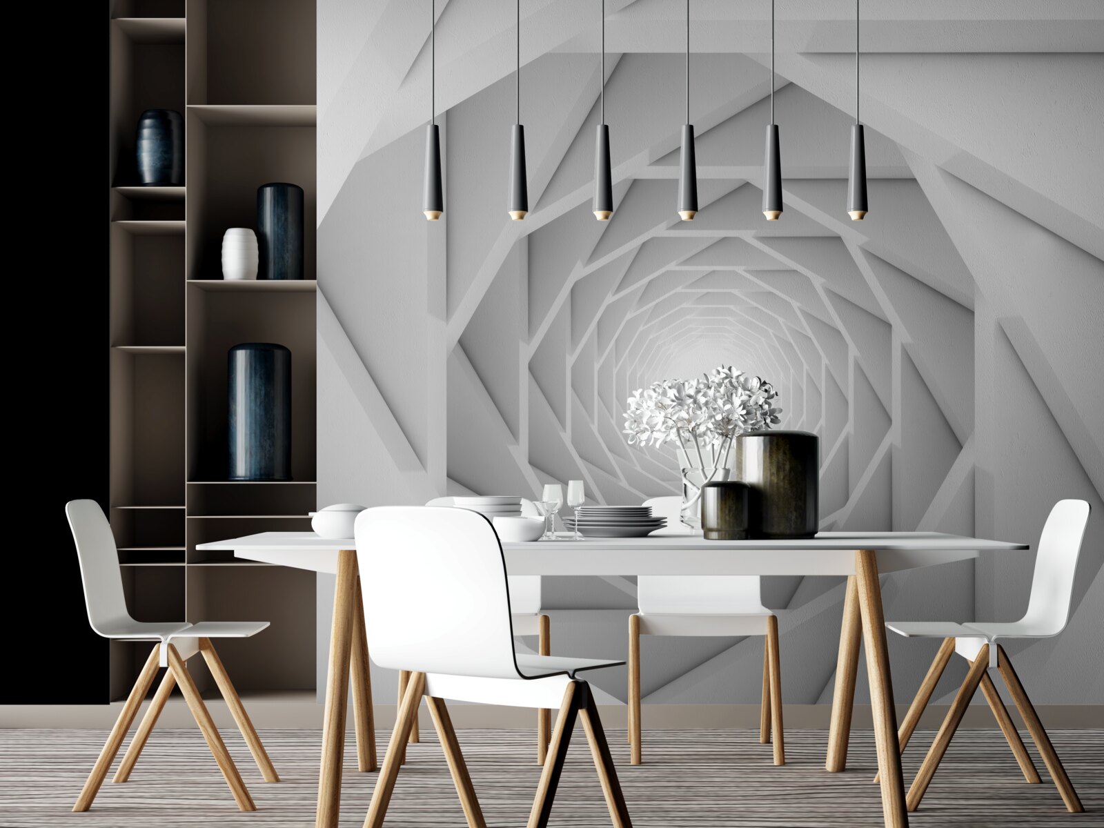 Fototapeta jasne kręte przejście