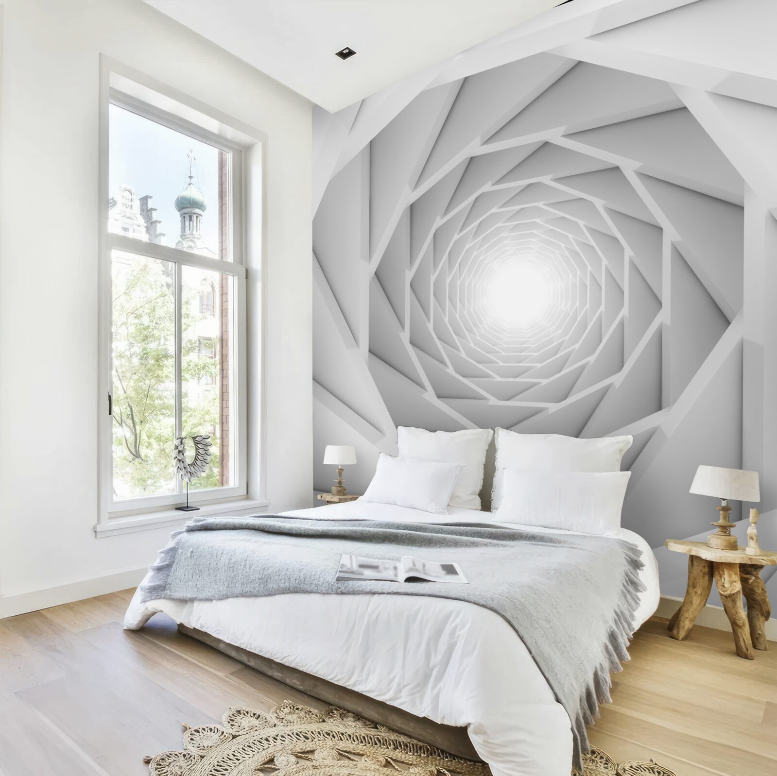 Fototapeta jasne kręte przejście