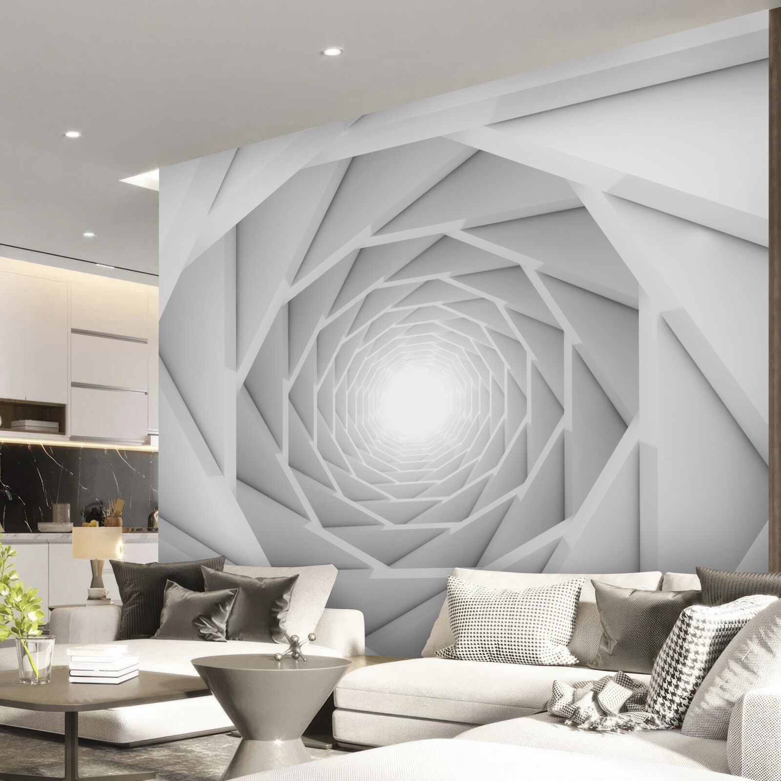 Fototapeta jasne kręte przejście