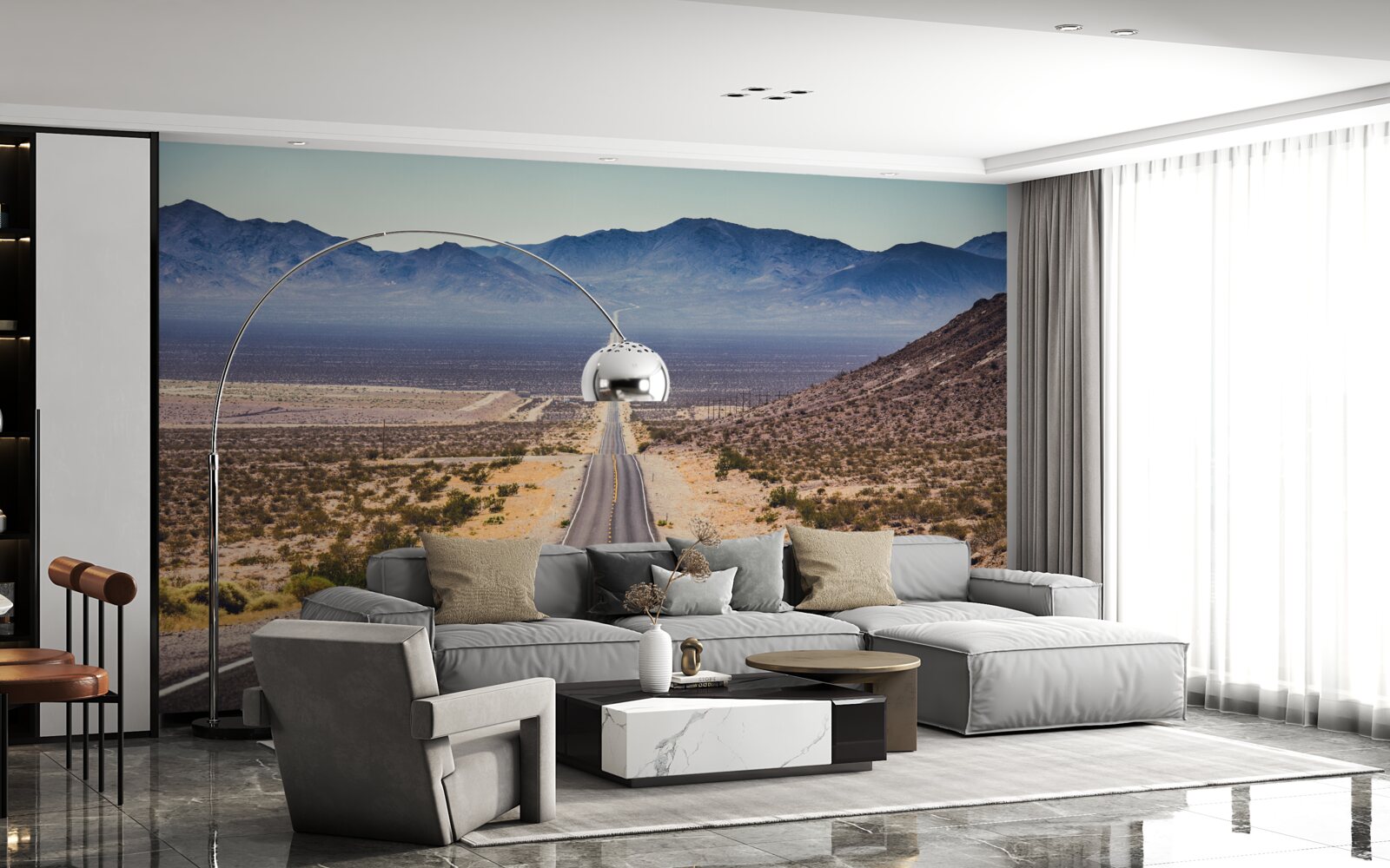 Fototapeta droga prowadząca do wieczności